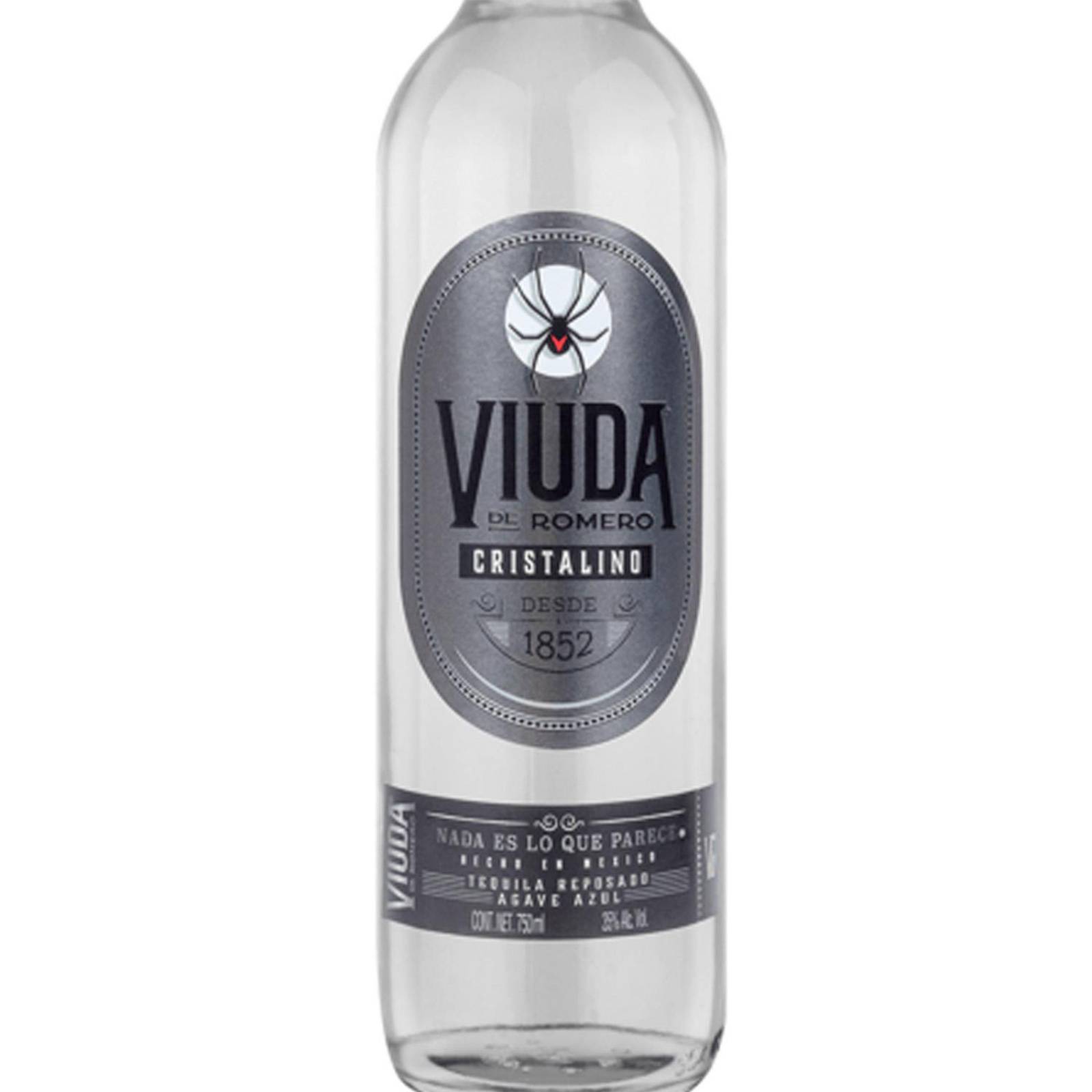Pack de 2 Tequila Viuda De Romero Reposado Cristalino 750 ml 