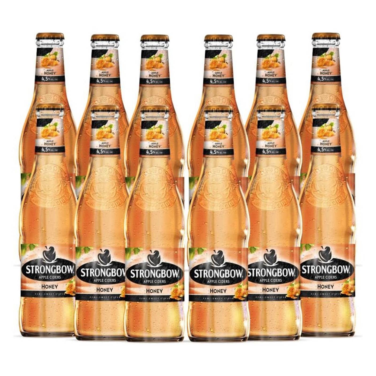 Pack de 12 Bebida alcohólica Strongbow Apple Ciders Honey 330 ml 