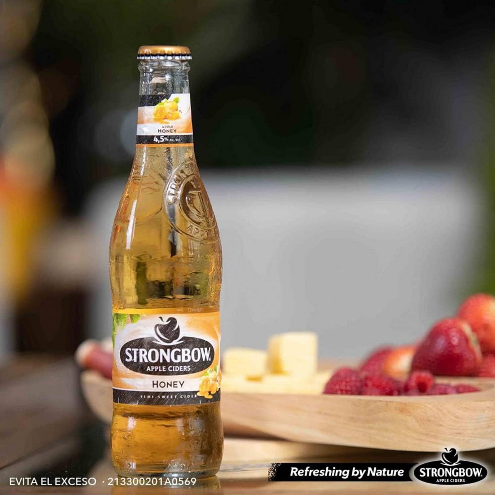 Pack de 12 Bebida alcohólica Strongbow Apple Ciders Honey 330 ml 