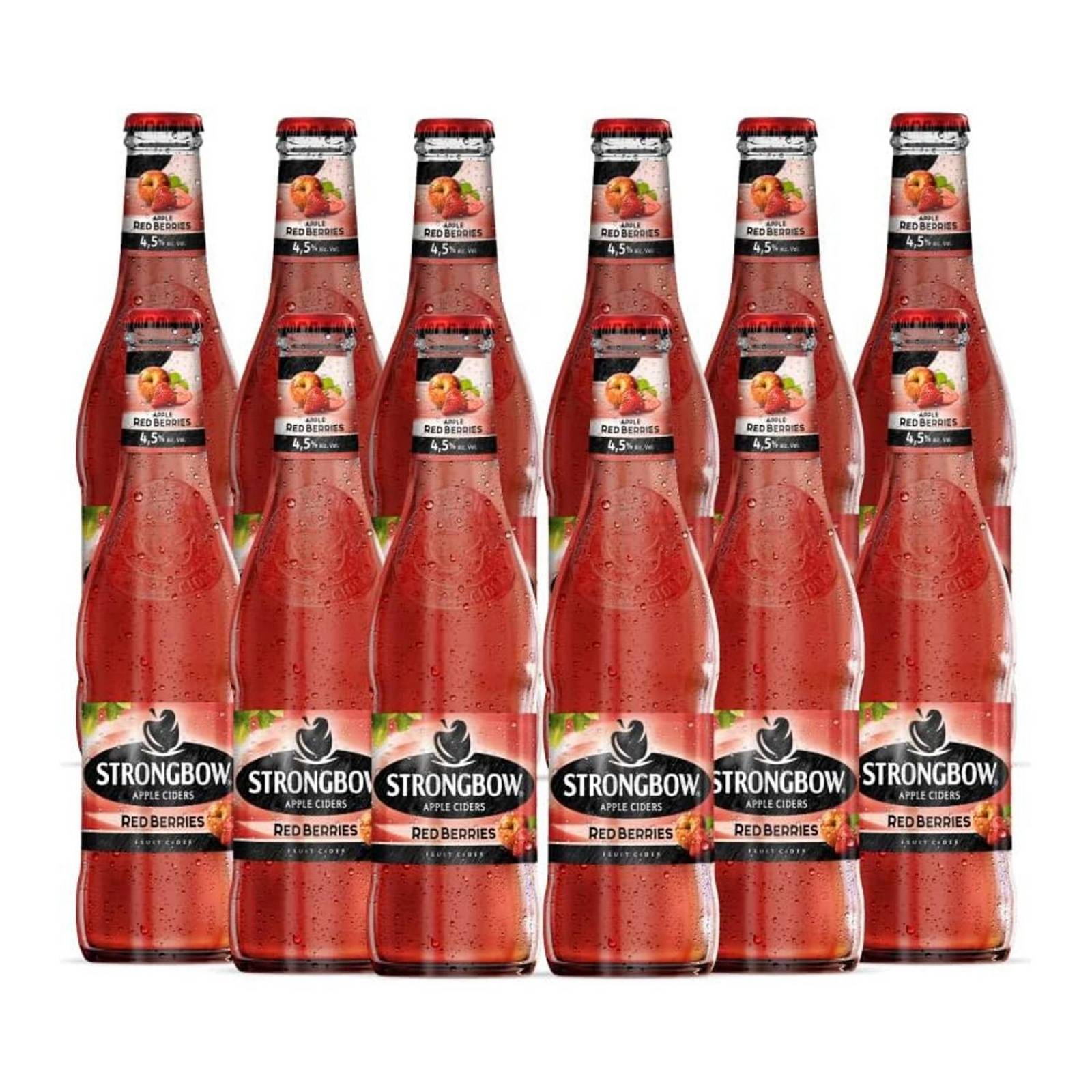 Pack de 12 Bebida alcohólica Strongbow Apple Ciders Red Berries 330 ml