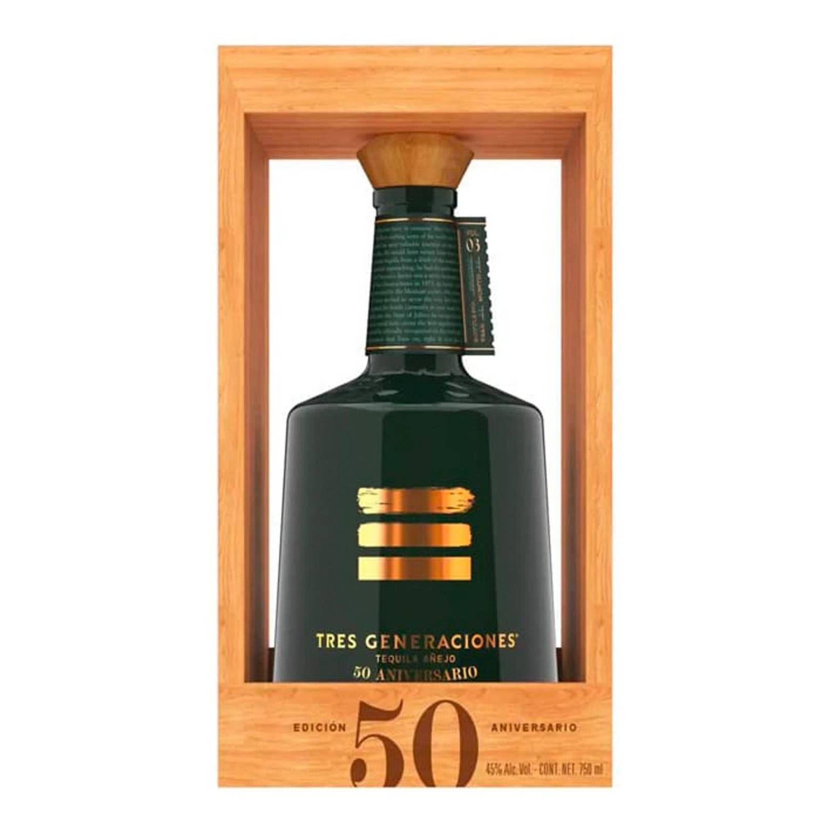 Tequila Tres Generaciones Añejo 50 Aniversario 750 ml 