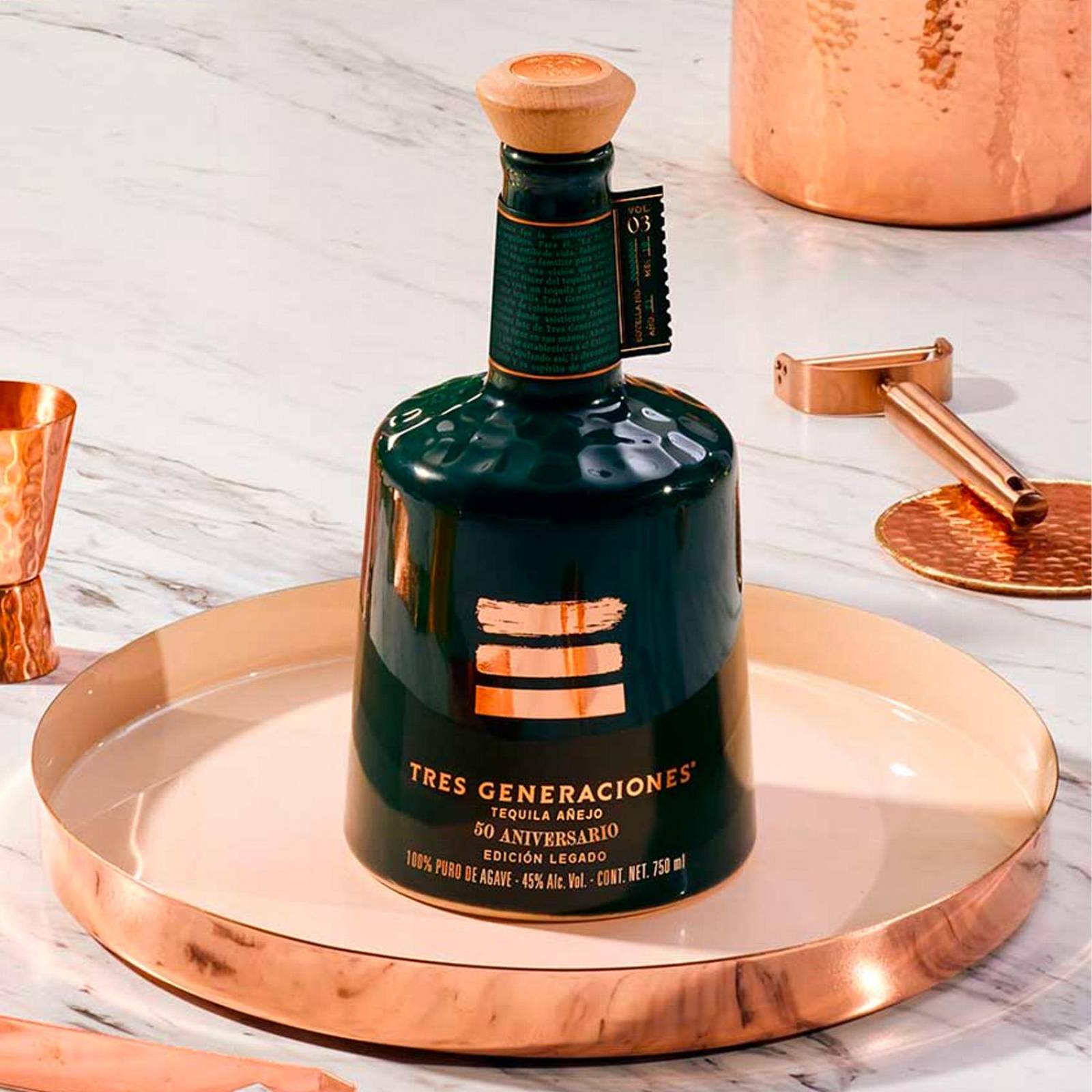 Tequila Tres Generaciones Añejo 50 Aniversario 750 ml 