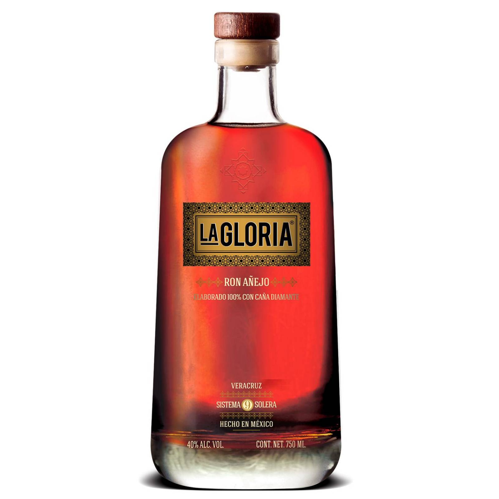 Pack de 6 Ron La Gloria Añejo 750 ml 
