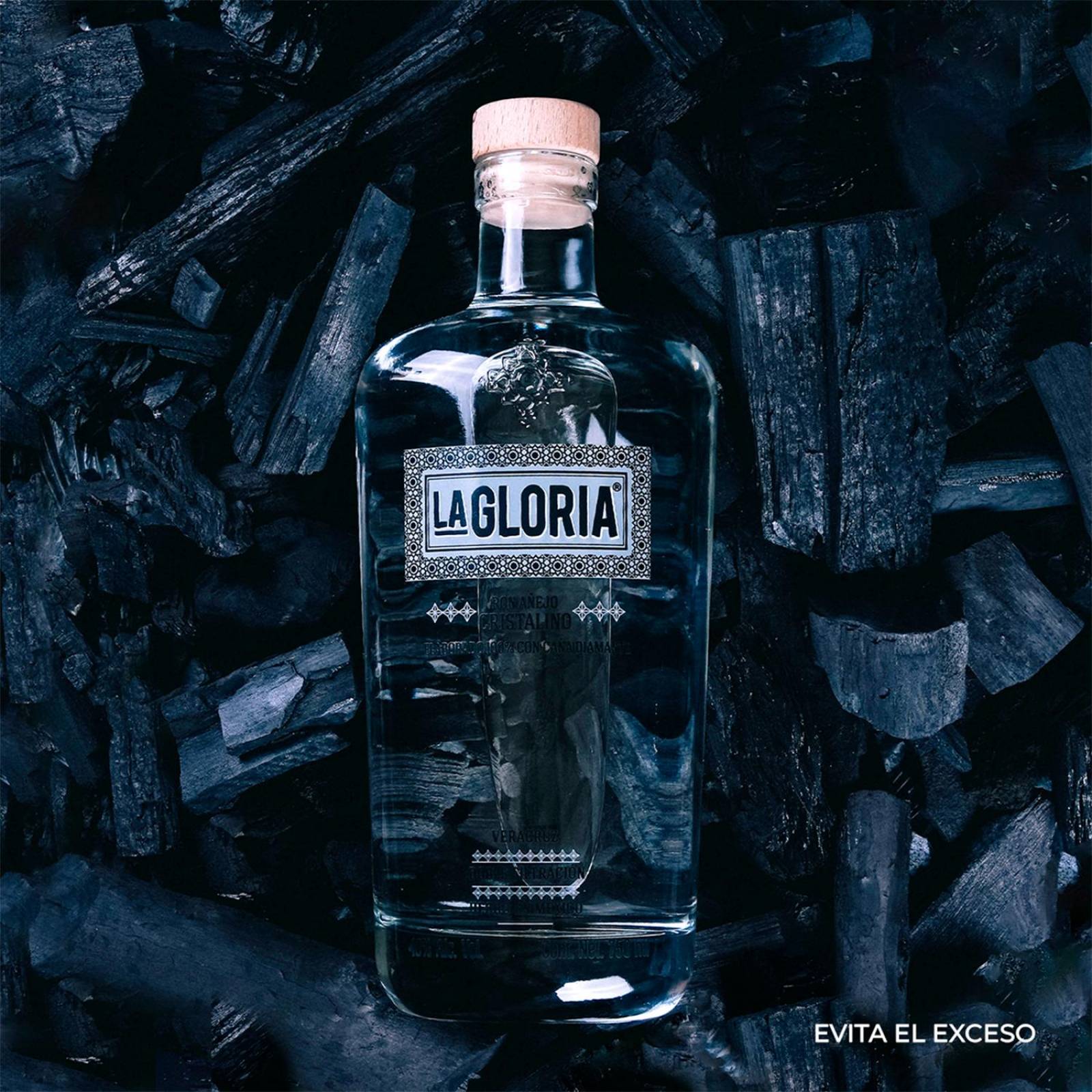 Ron La Gloria Añejo Cristalino 750 ml 