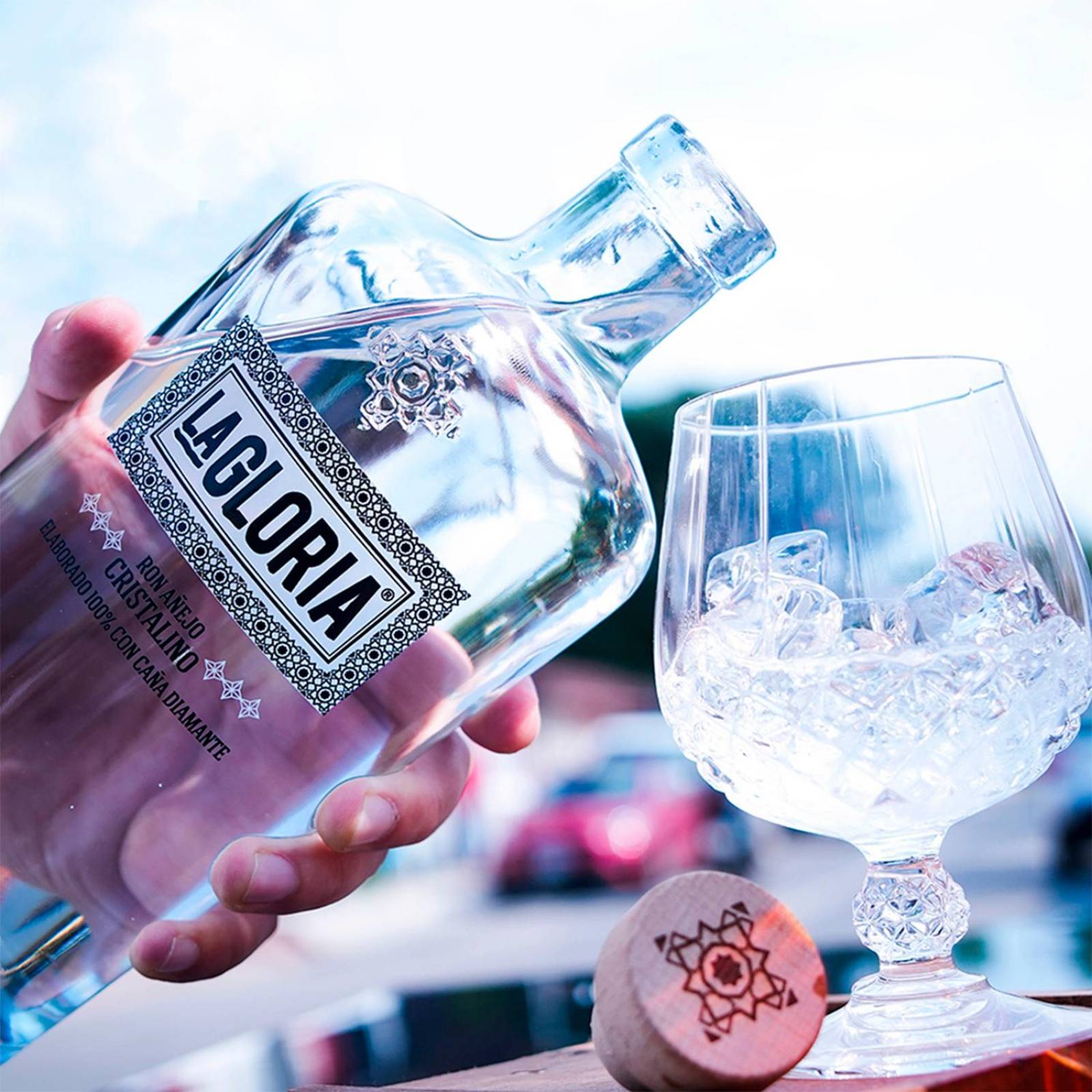 Ron La Gloria Añejo Cristalino 750 ml 