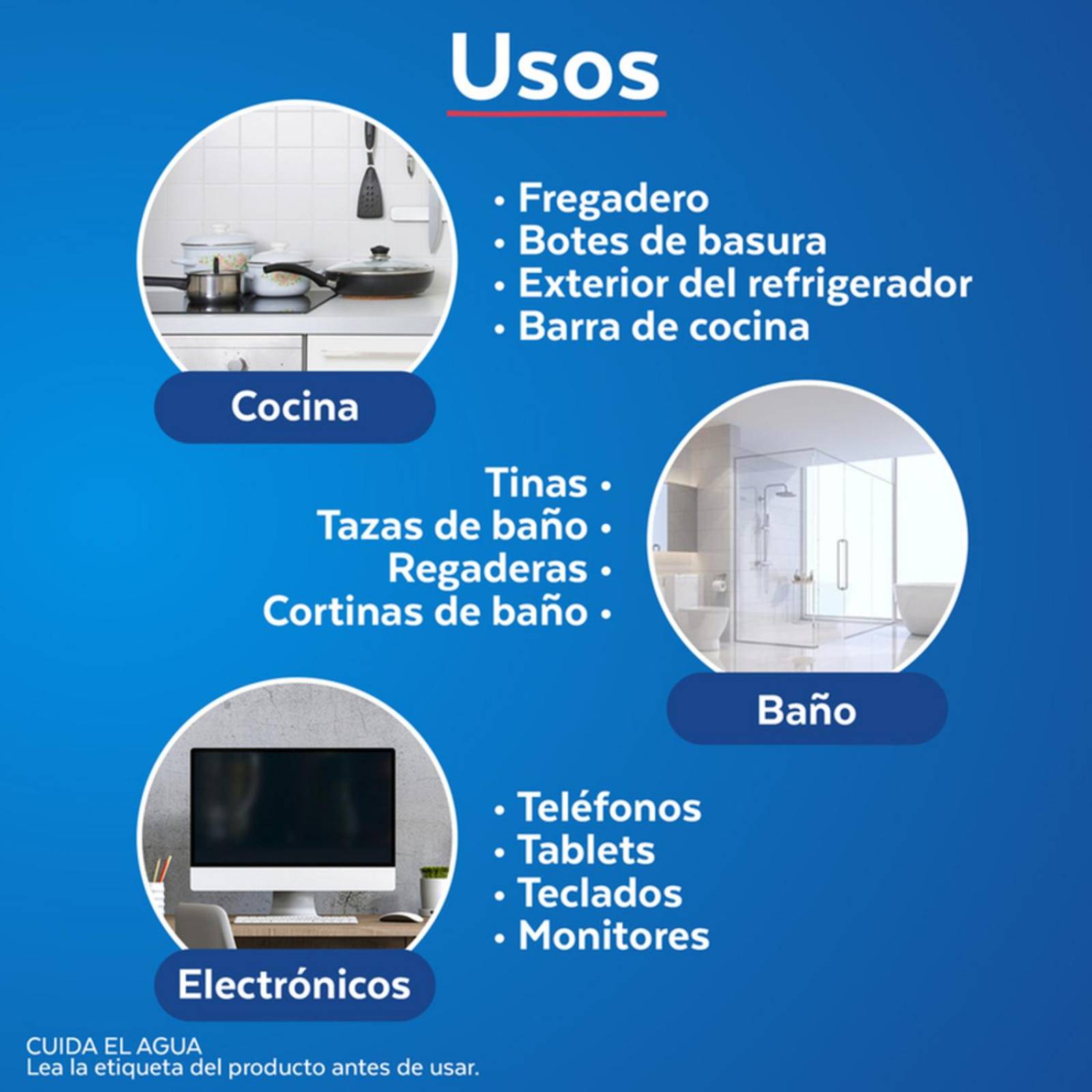 Toallitas Desinfectantes Lysol para Superficies Citrus 35pzs 