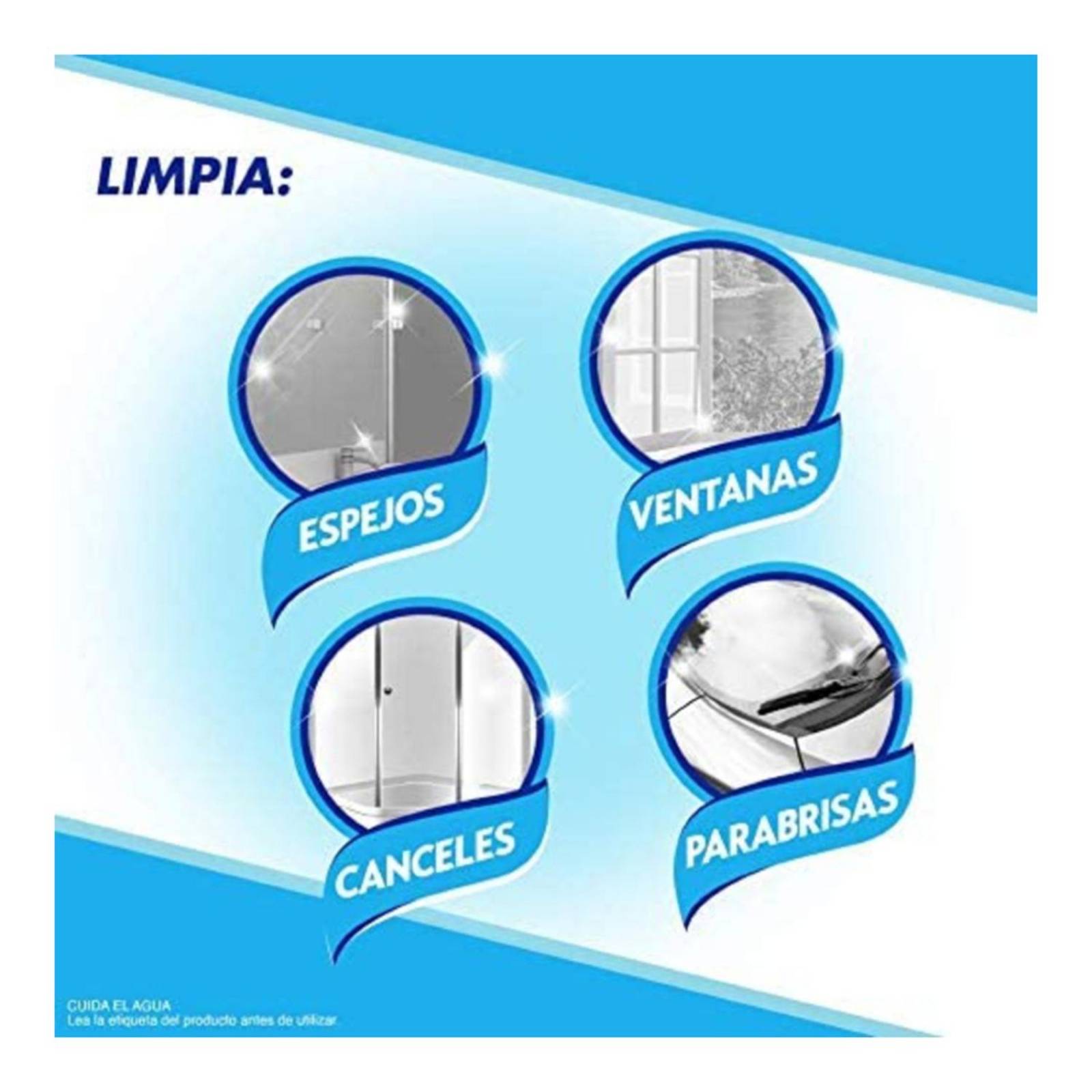 Limpiador Brasso Vidrios Superficies Amonia Repuesto 500ml