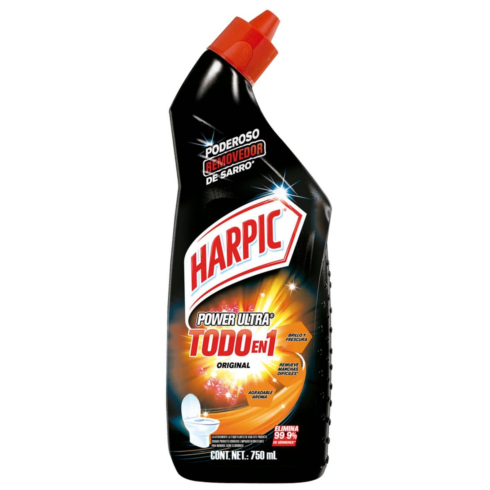 Desinfectante Harpic Inodoros Power Ultra Original 750ml
