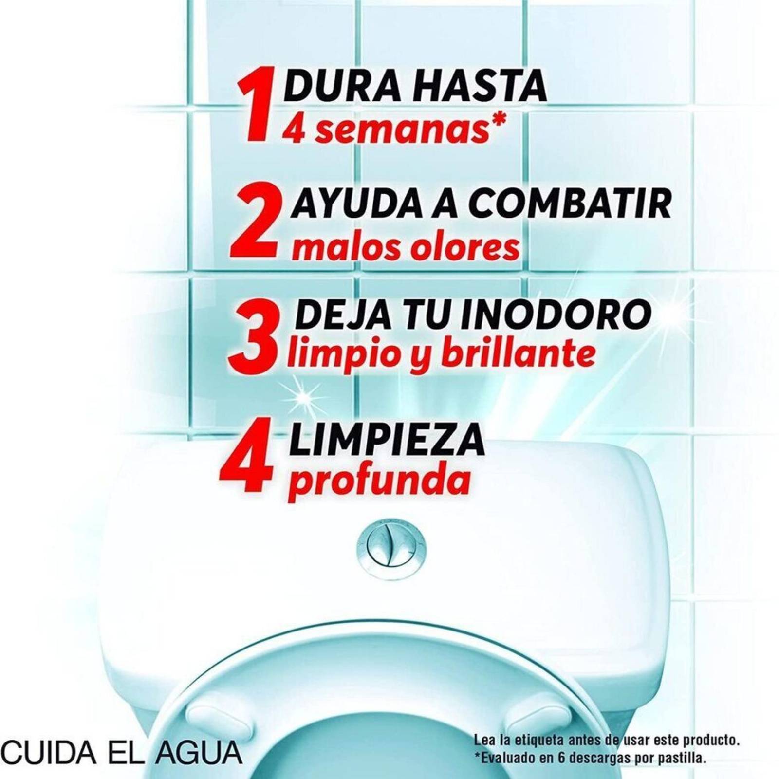 Pastilla Harpic para Tanque White&Shine Sin Cloro 2 piezas 