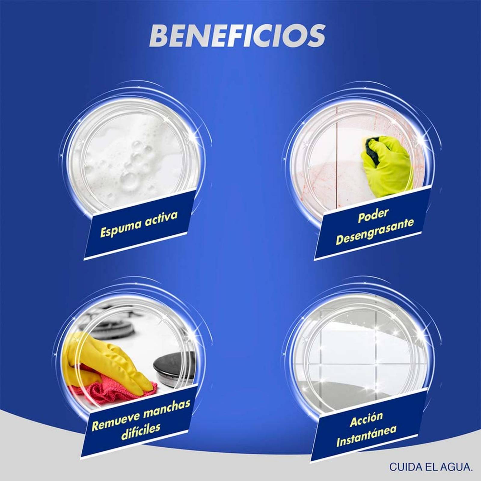 Desengrasante Brasso para Cocina Fusión Natural 600 ml 