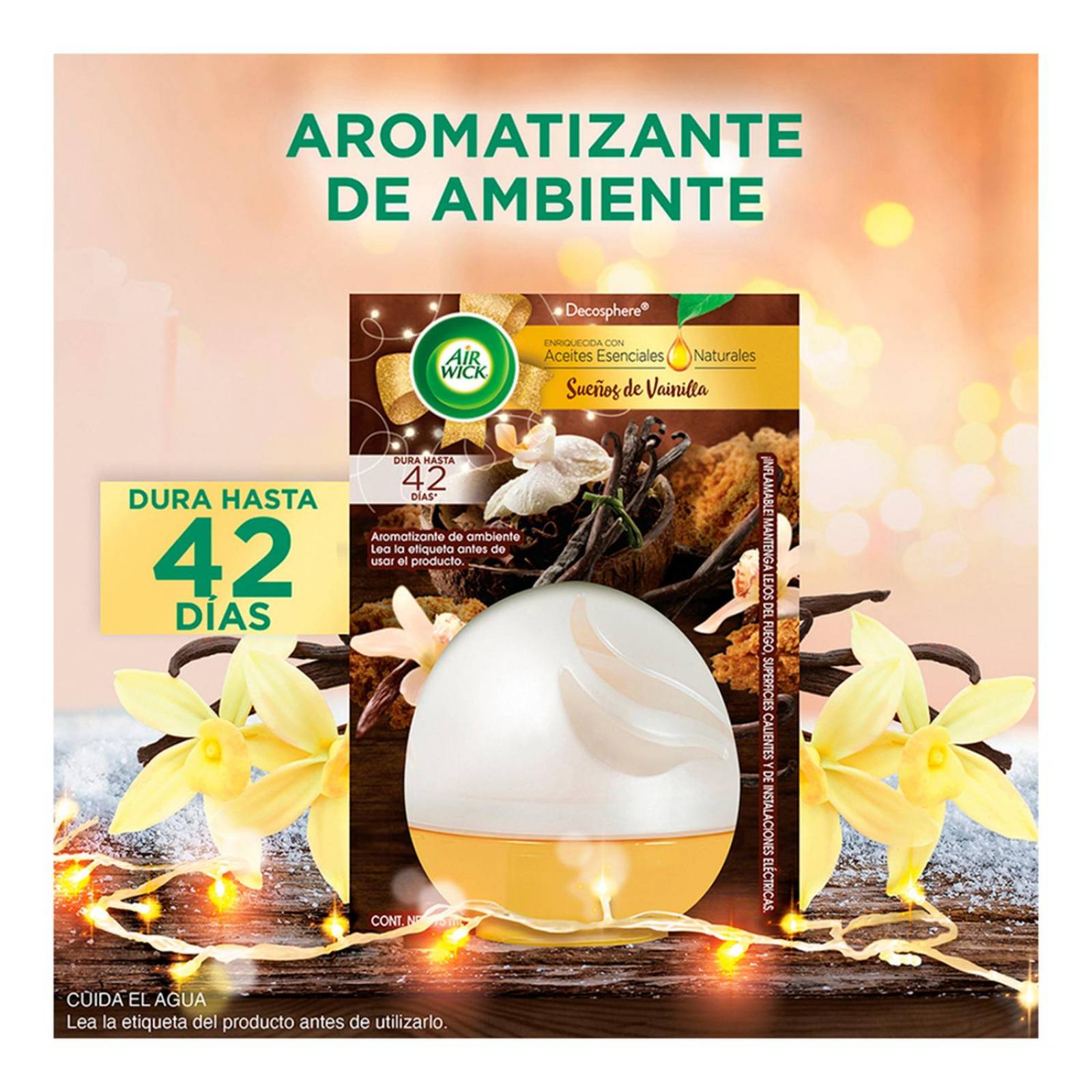 Aromatizante Air Wick Decosphere Vainilla 75 ml 