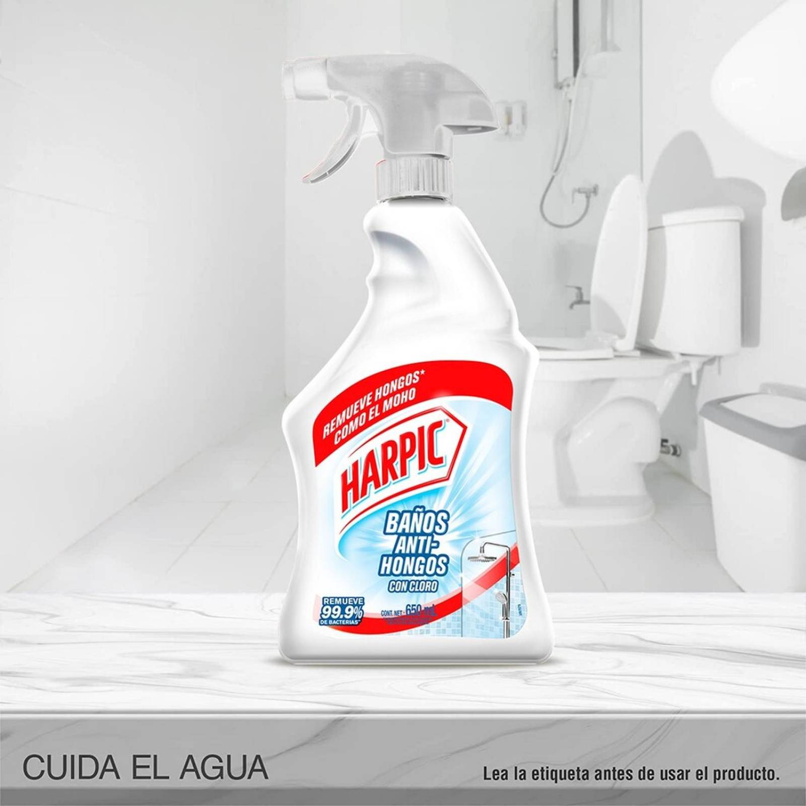 Limpiador Harpic para Baños Anti Hongos 650 ml