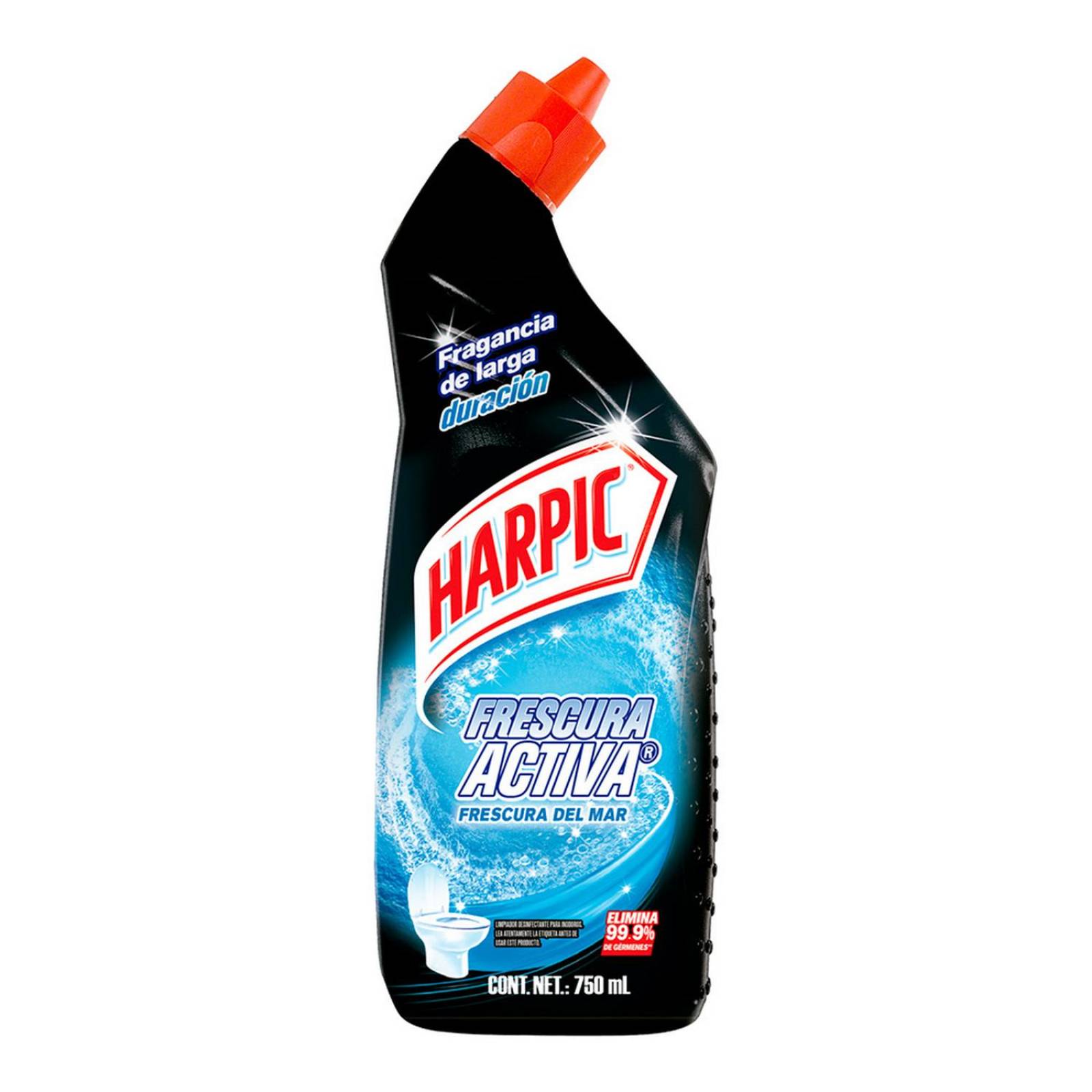 Desinfectante para Inodoros Harpic Frescura del Mar 750 ml