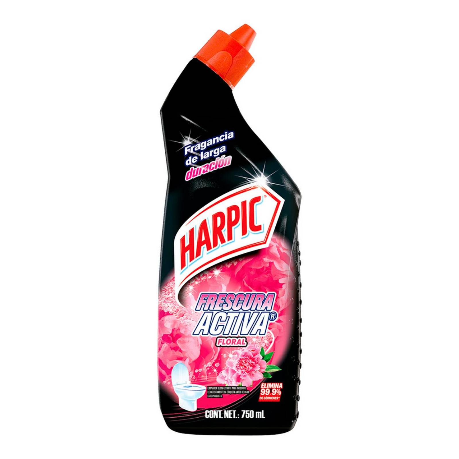 Desinfectante para Inodoros Harpic Floral 750 ml 