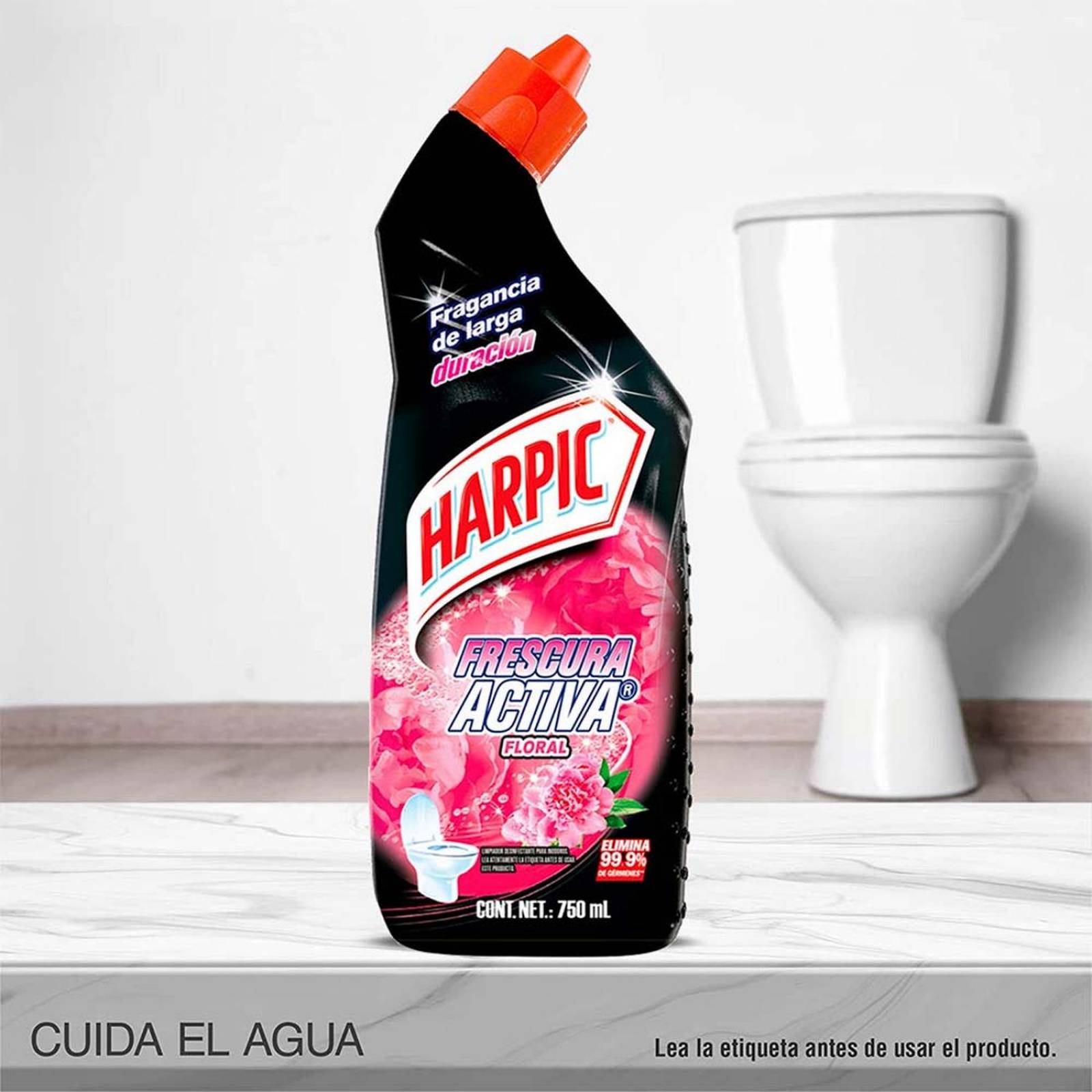 Desinfectante para Inodoros Harpic Floral 750 ml 
