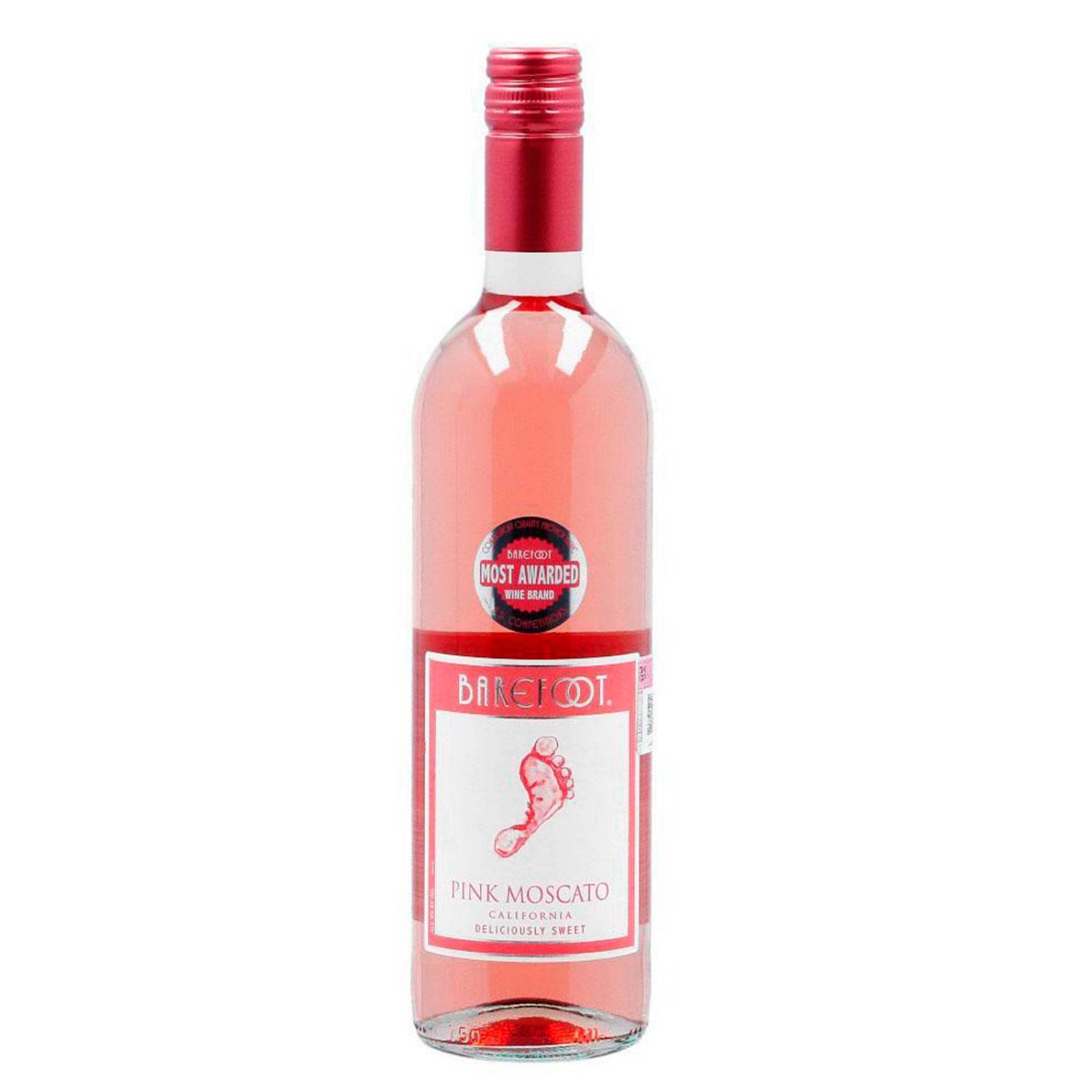 Vino Espumoso Barefoot Bubbly Pink Moscato 750 ml 