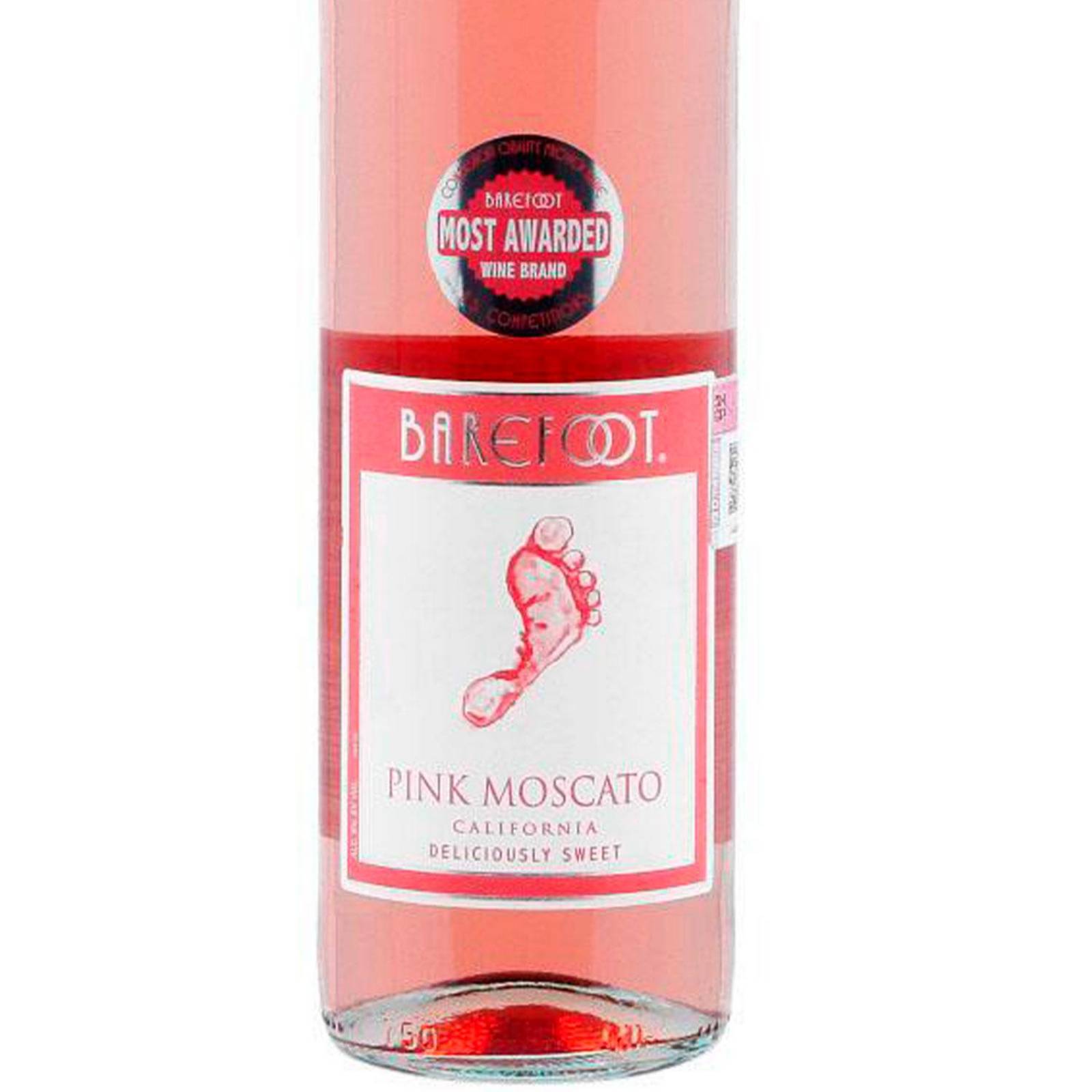 Vino Espumoso Barefoot Bubbly Pink Moscato 750 ml 
