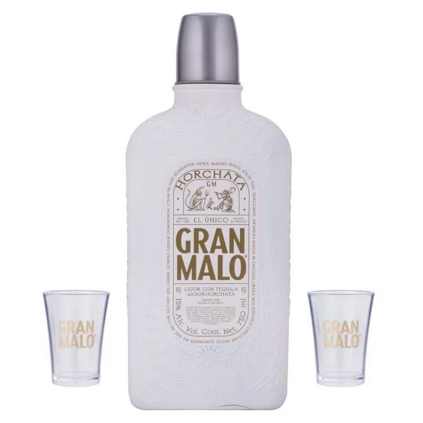 Pack de 2 Licor con Tequila Gran Malo Horchata 750 ml 