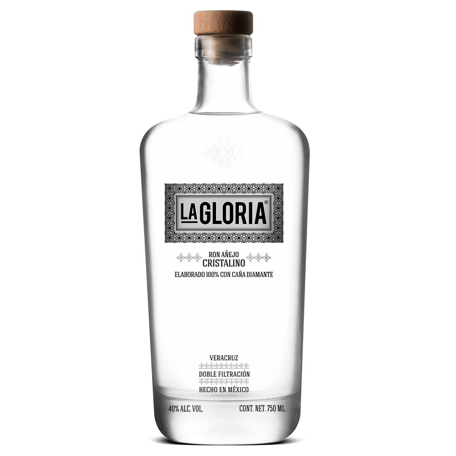 Pack Mixto Ron La Gloria Añejo 750 ml + Cristalino 750 ml 