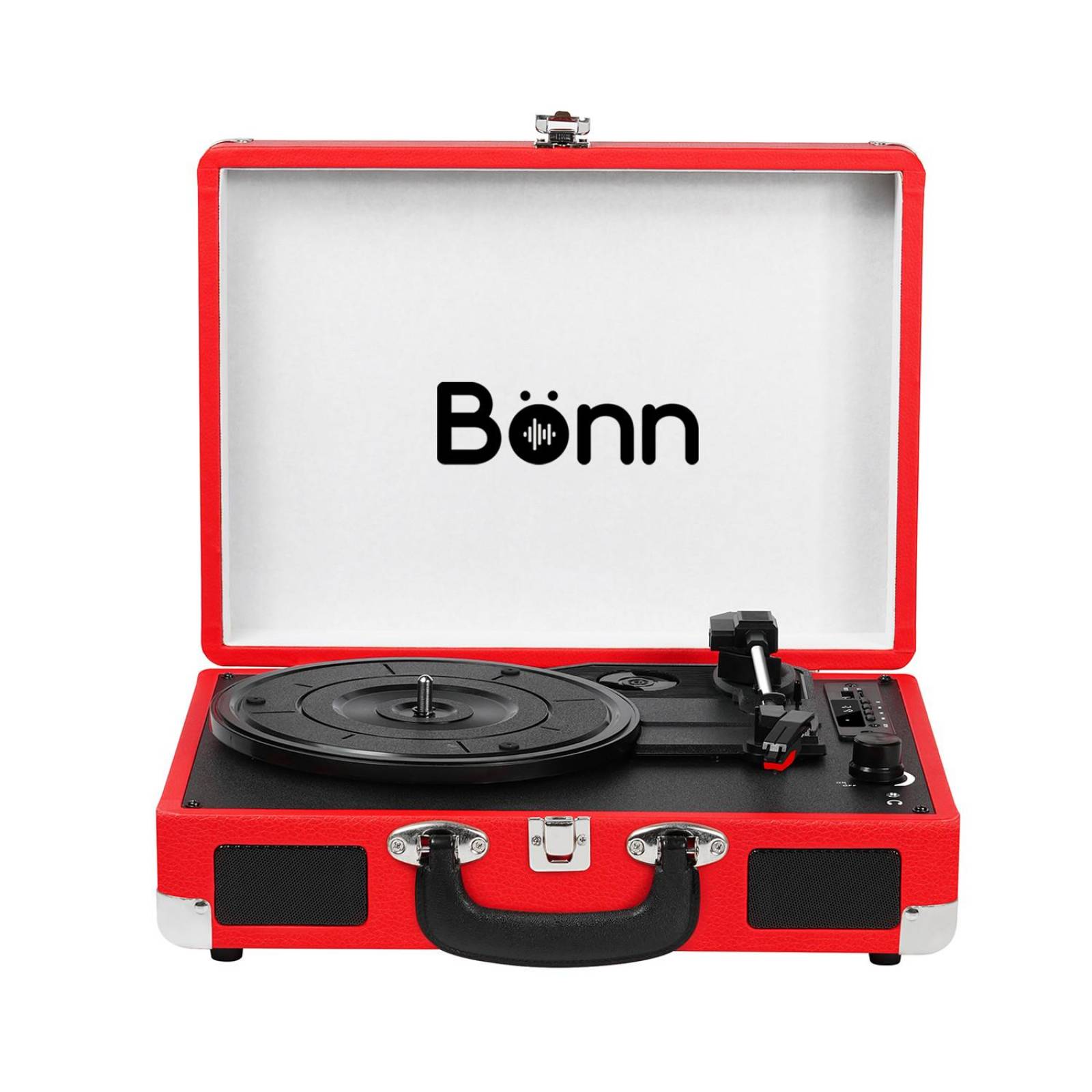 Tocadiscos Bonn Bluetooth Rojo 