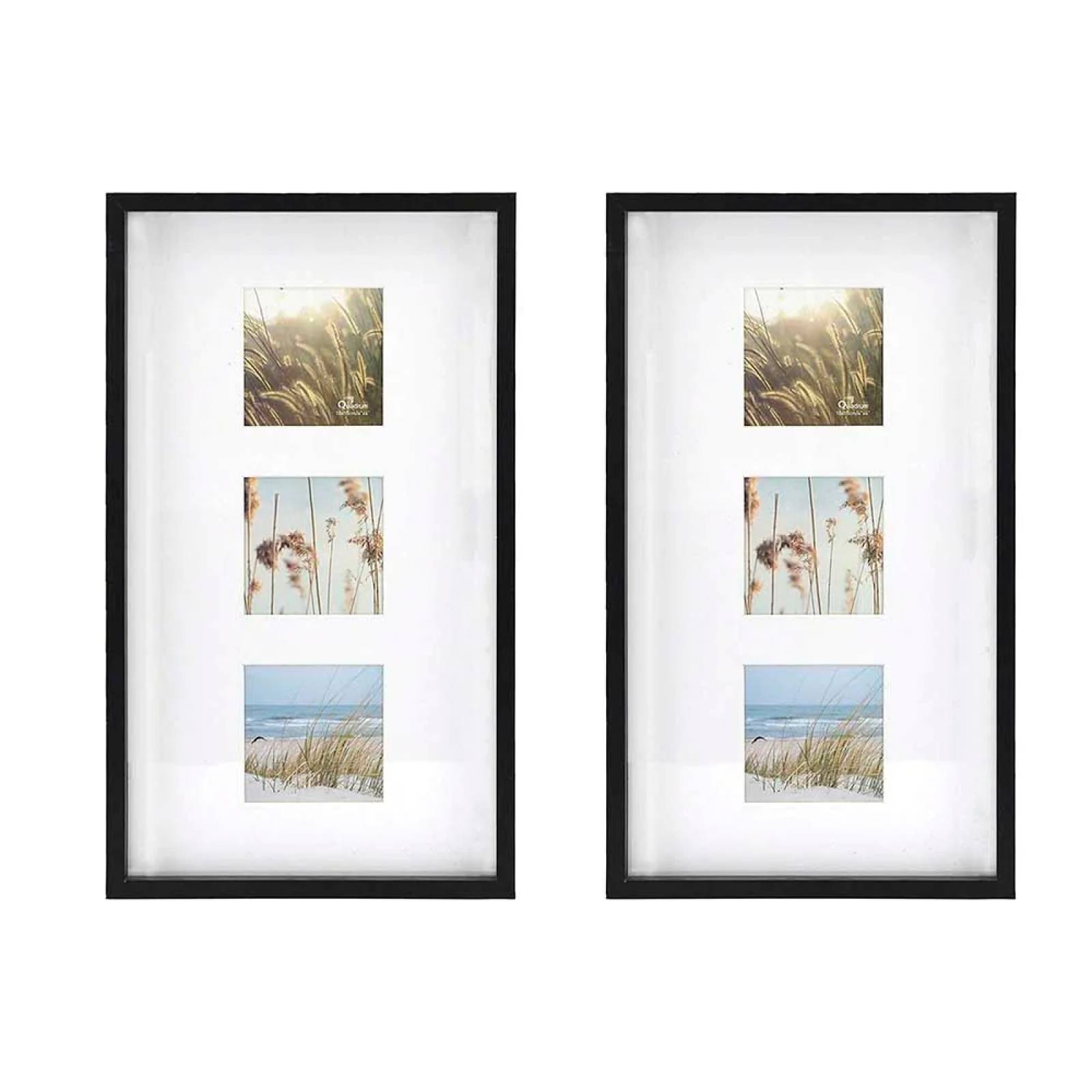 SET PORTARRETRATO ARNE BLANCO 2 PZS 46X2.5X25.6CM