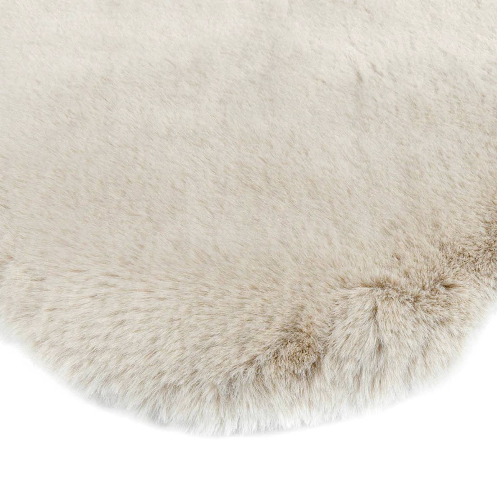 TAPETE DECORATIVO FLOKI 2 PZS BEIGE POLIESTER 60X90CM 60X90X3CM