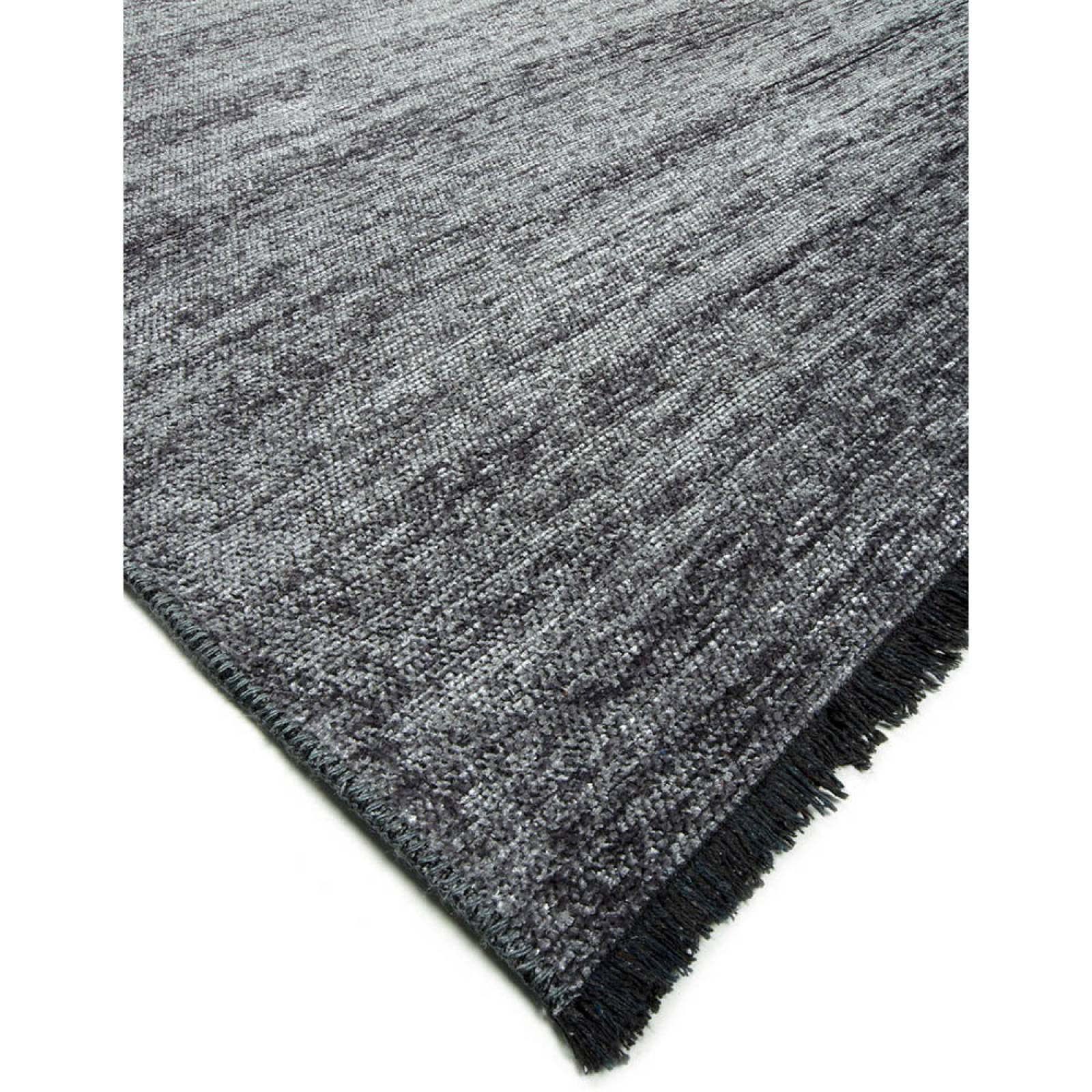 TAPETE DECORATIVO HRAFN GRIS POLIESTER 118X180CM 155X230X1CM