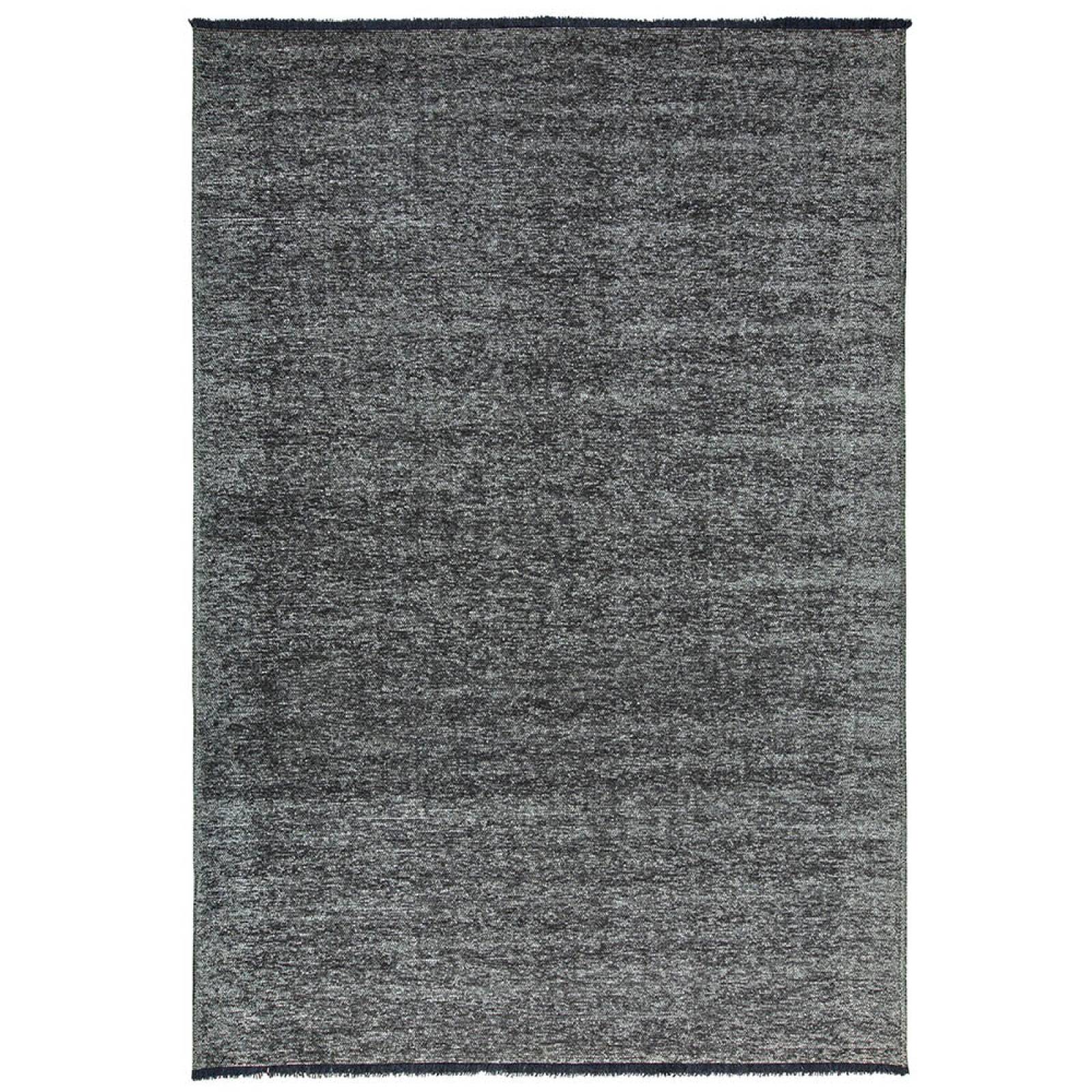TAPETE DECORATIVO HRAFN GRIS POLIESTER 118X180CM 235X340X1CM
