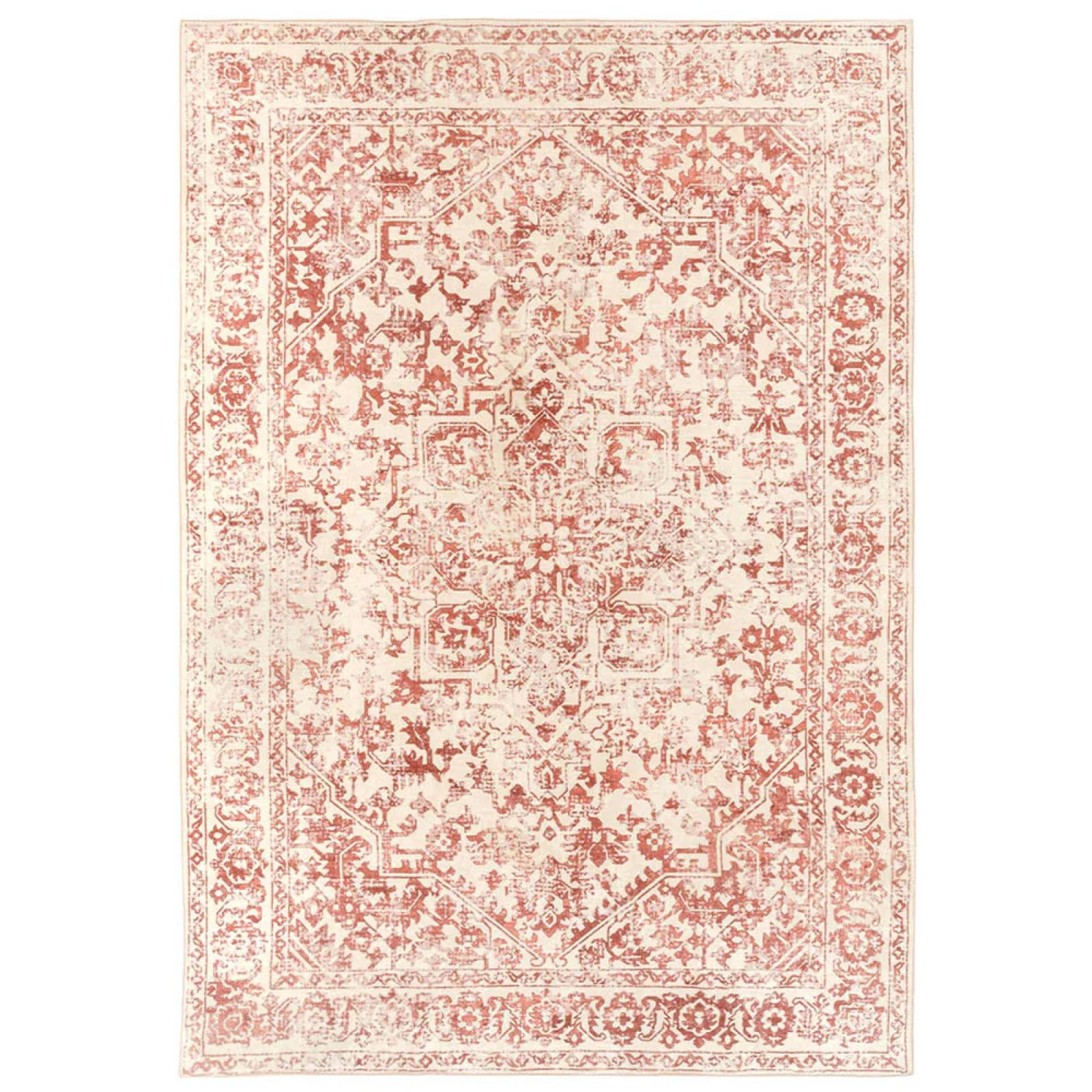 TAPETE DECORATIVO INGE CHEDRON POLIESTER 120X180CM Terracota 200X290X1CM