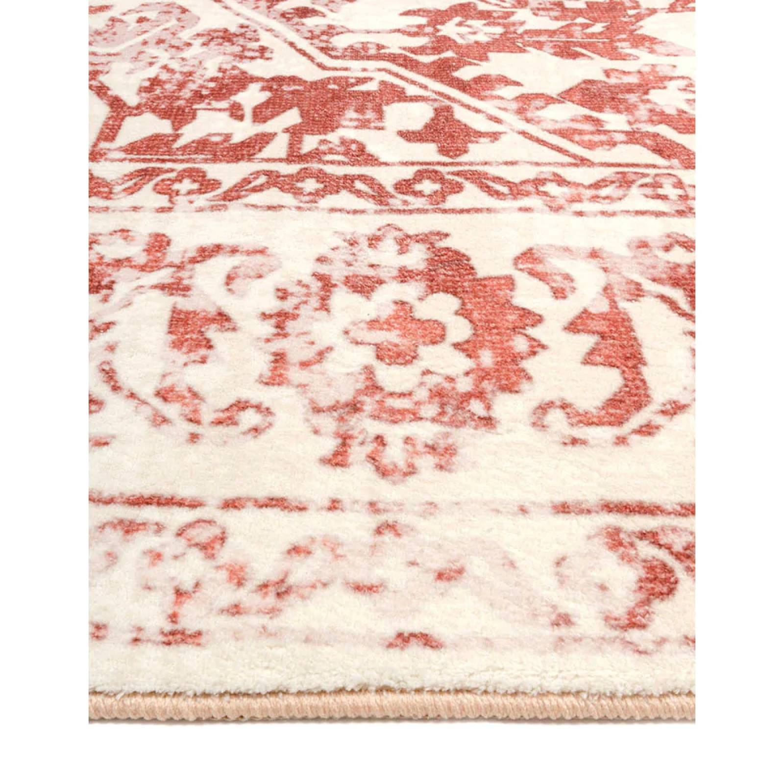 TAPETE DECORATIVO INGE CHEDRON POLIESTER 120X180CM Terracota 200X290X1CM