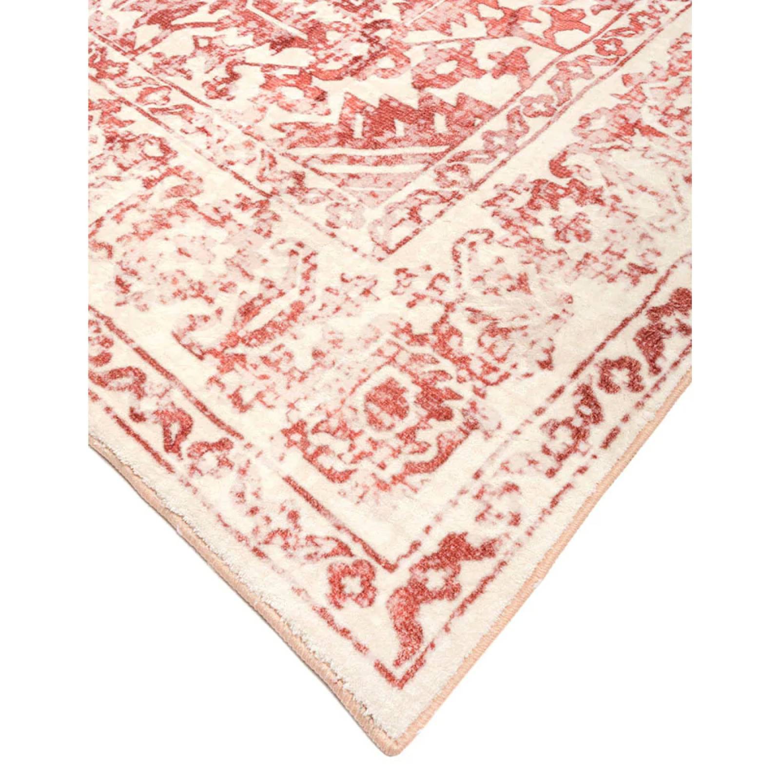 TAPETE DECORATIVO INGE CHEDRON POLIESTER 120X180CM Terracota 200X290X1CM