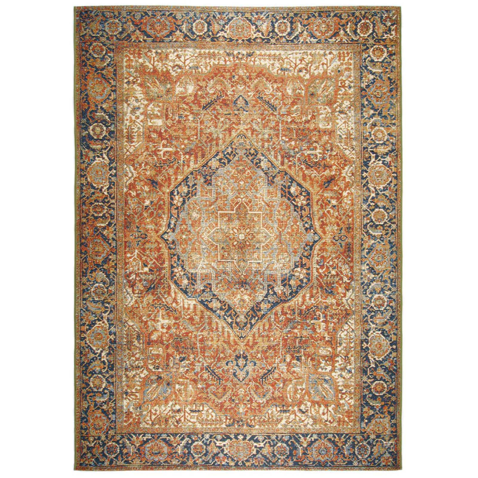 TAPETE DECORATIVO NJORD CHEDRON POLIPROPILENO 120X180CM Terracota 120X180X1CM