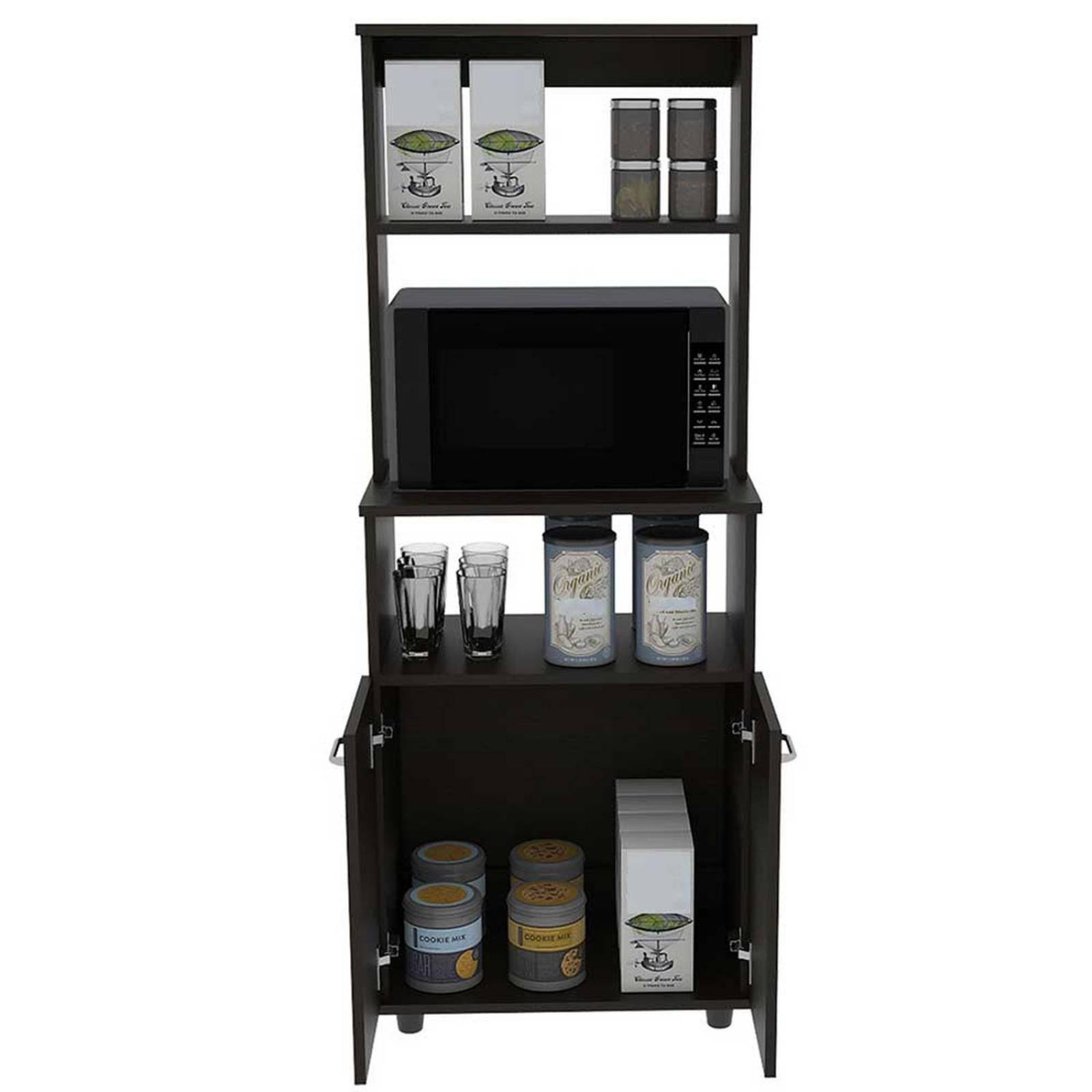 ALACENA COCINA MAGLOR CHOCOLATE 54X35.3X140CM Melamina