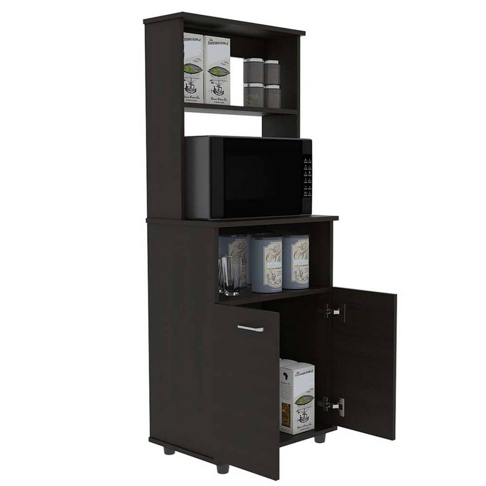 ALACENA COCINA MAGLOR CHOCOLATE 54X35.3X140CM Melamina