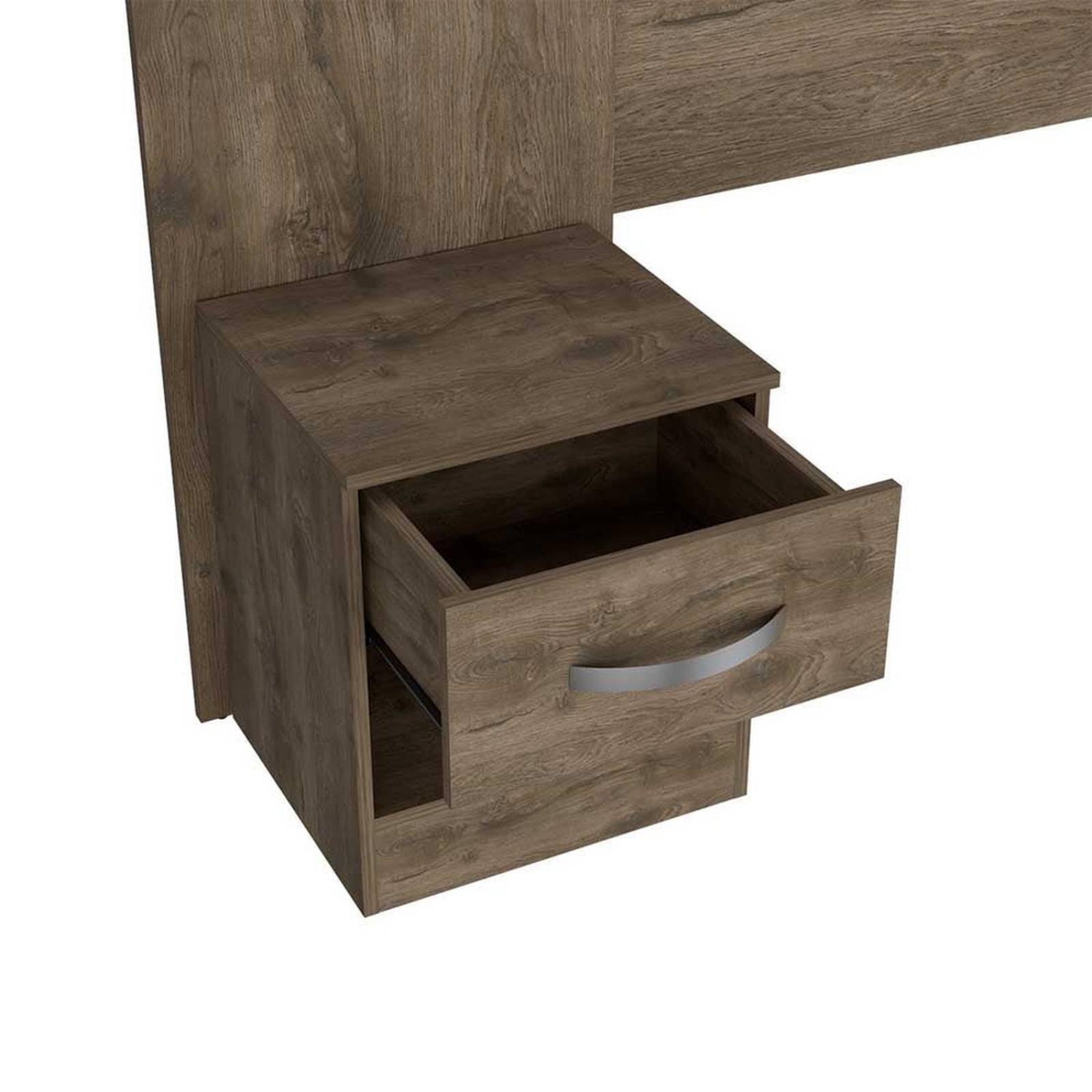 CABECERA AQUILES HABANO MAT 230X42.4X100.4CM Melamina Café