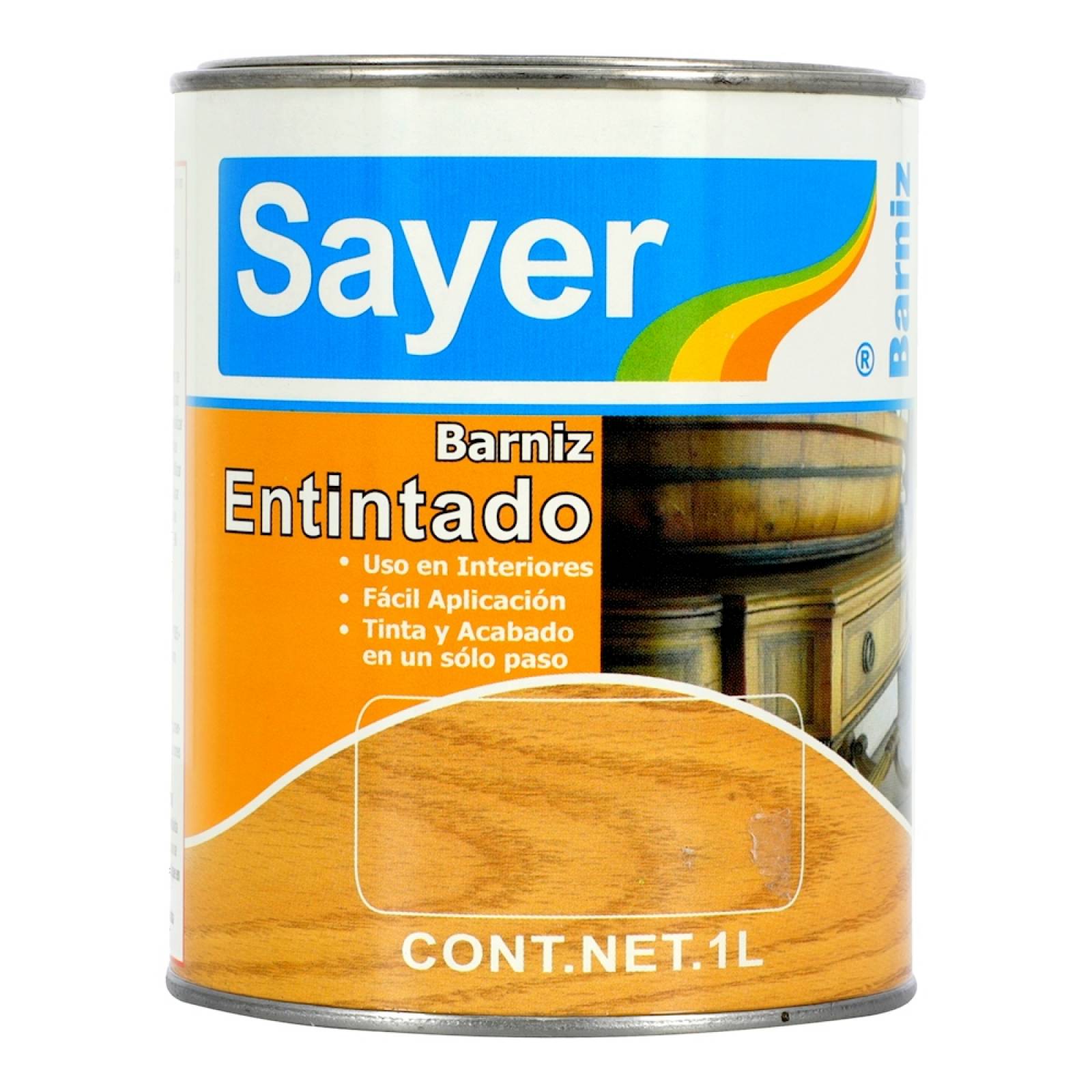 Barniz entintado de 1 l roble