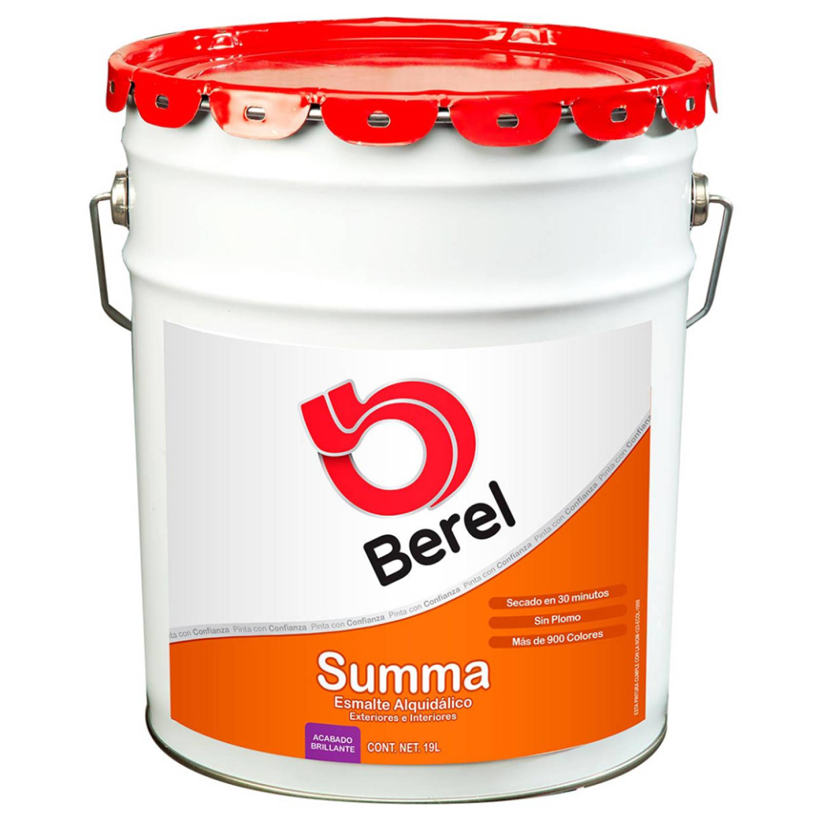 Esmalte berel alquidálico base tint blanco 19 l