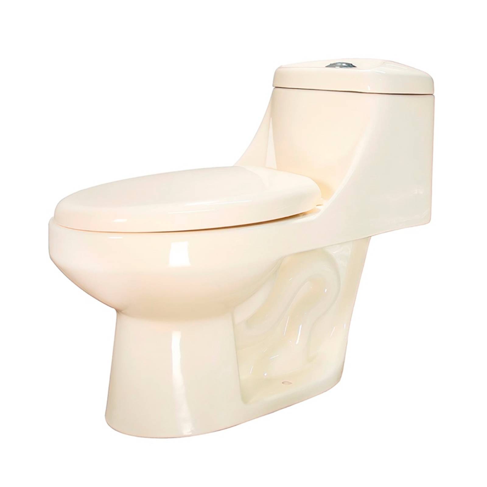 Sanitario de 1 pieza alargado 3.8 y 4.8 lts hueso