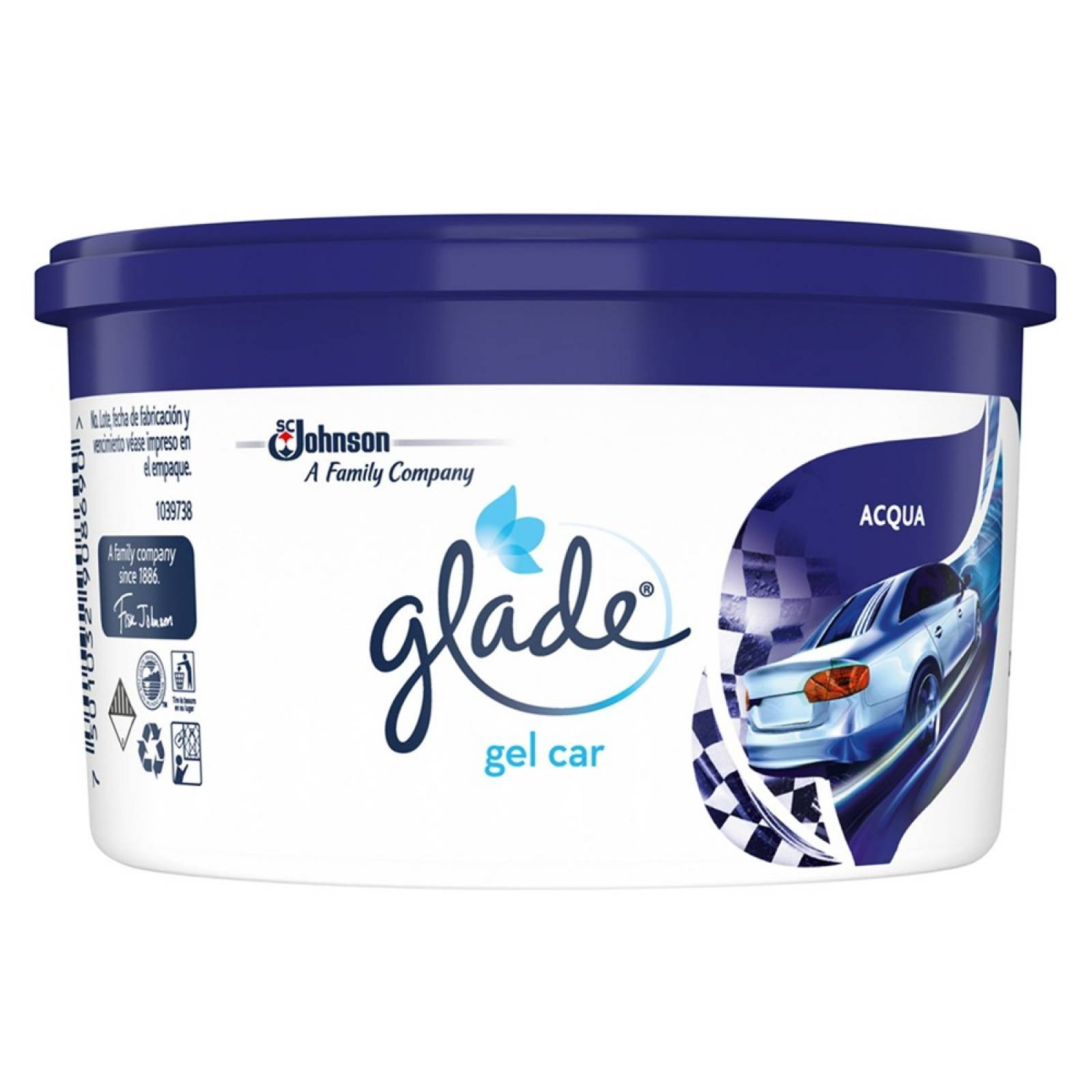 Glade minigel auto aqua 70gr