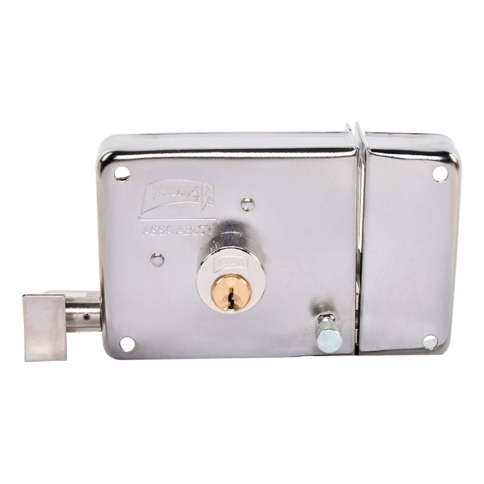 Cerradura sobreponer 715 derecha cromo