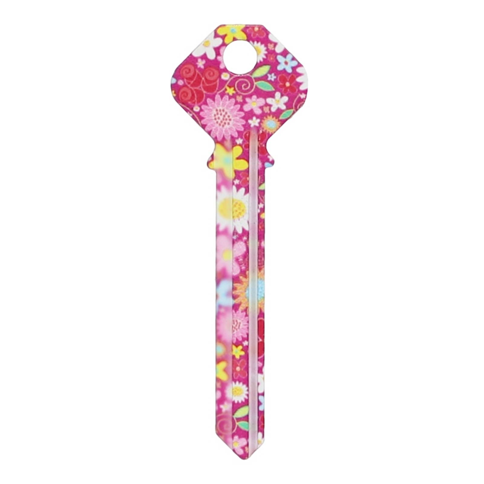 Llave para cerradura 7.6 x 2.4 x 0.2 cm multicolor