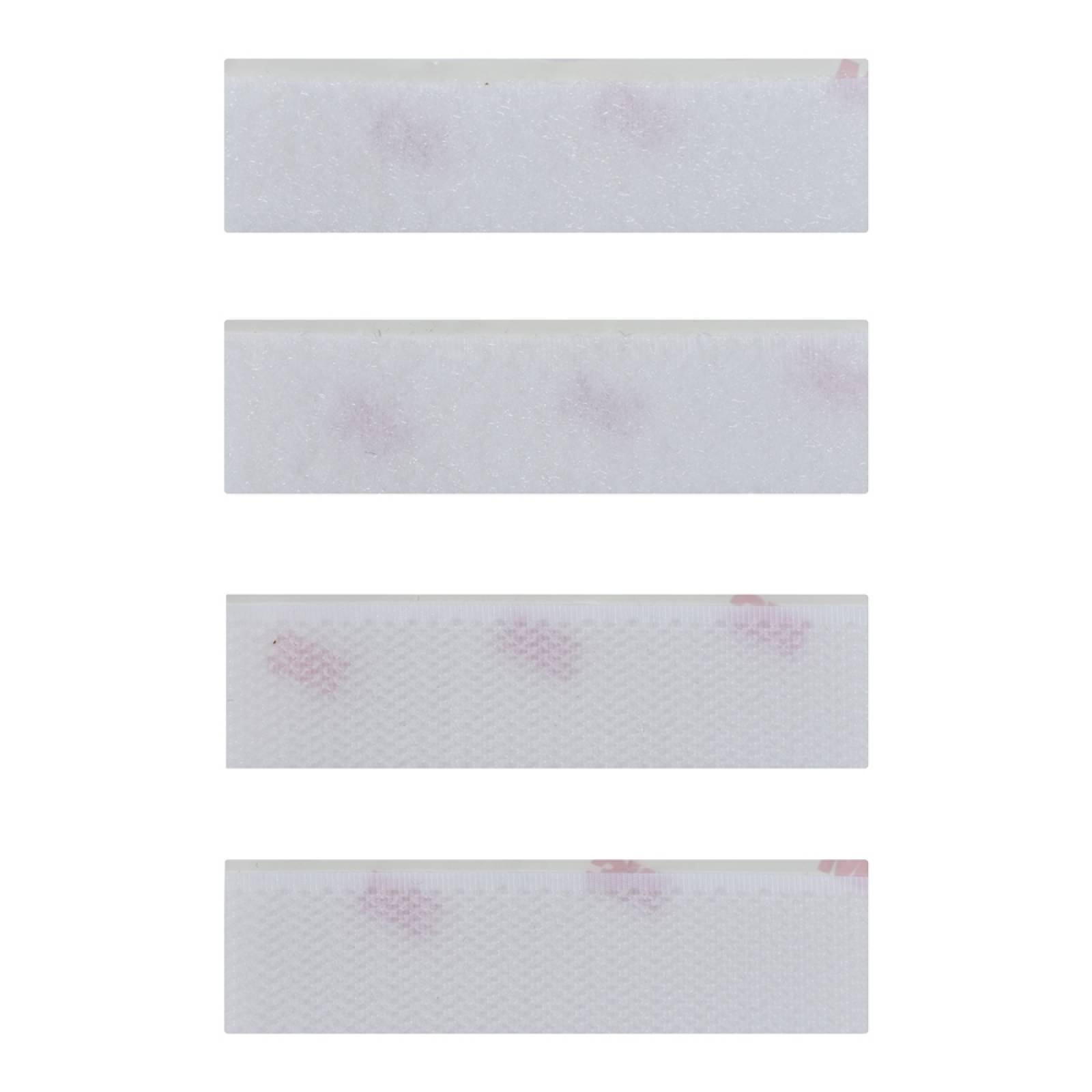 Sujetadores con adhesivo para interiores, blanco, 19 mm x 76.2 mm