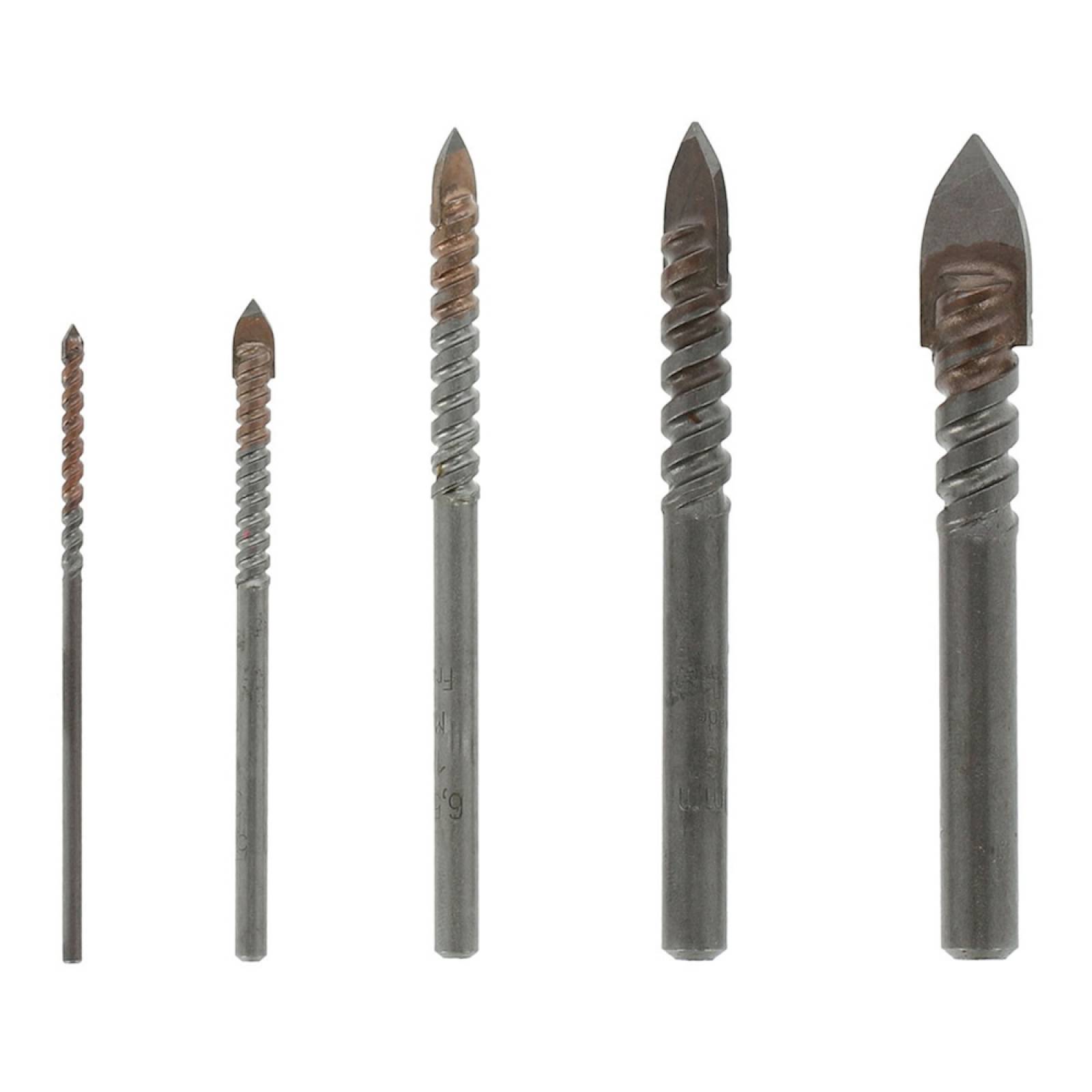 Broca para vidrio 5 piezas