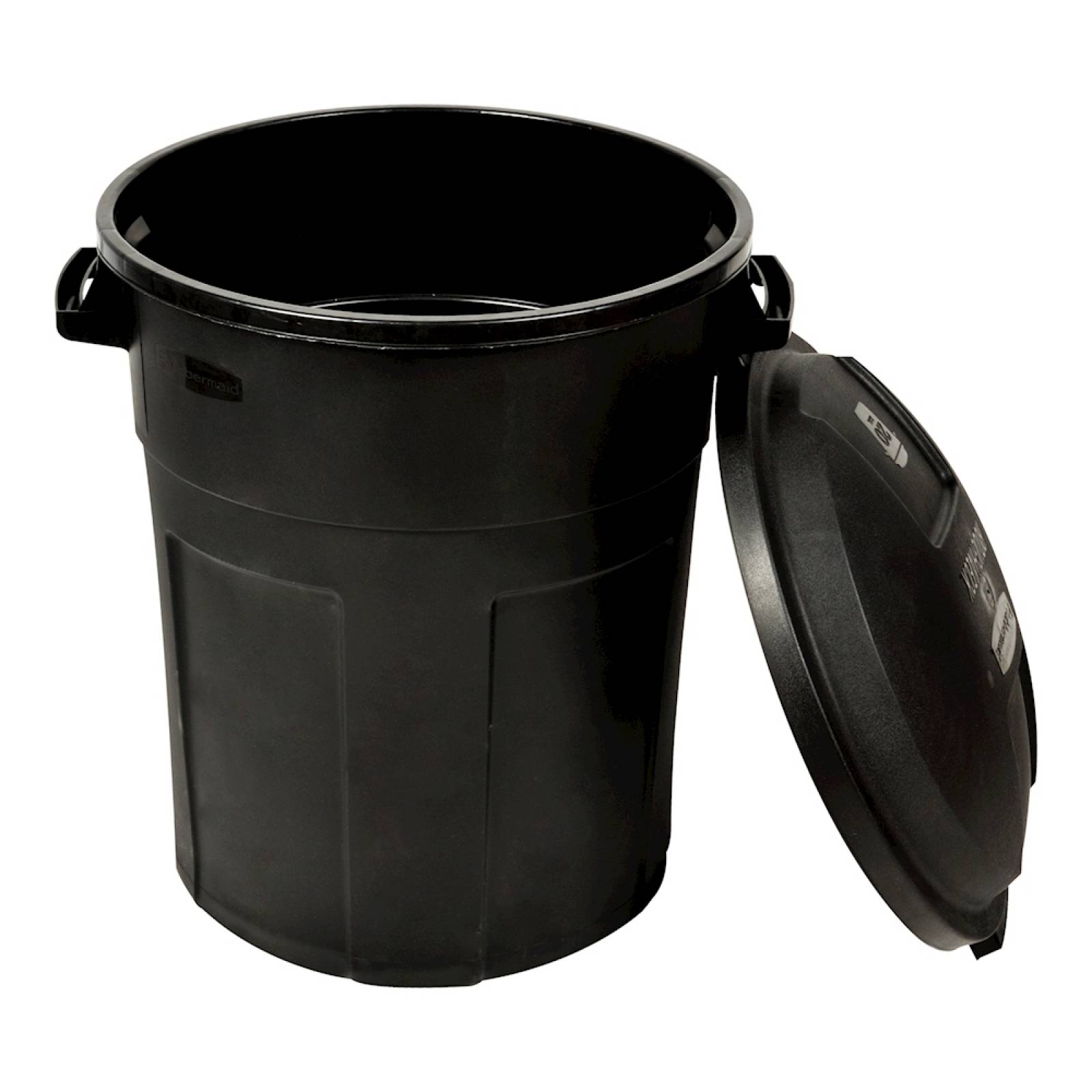 Bote de basura plástico con tapa 75.7 l