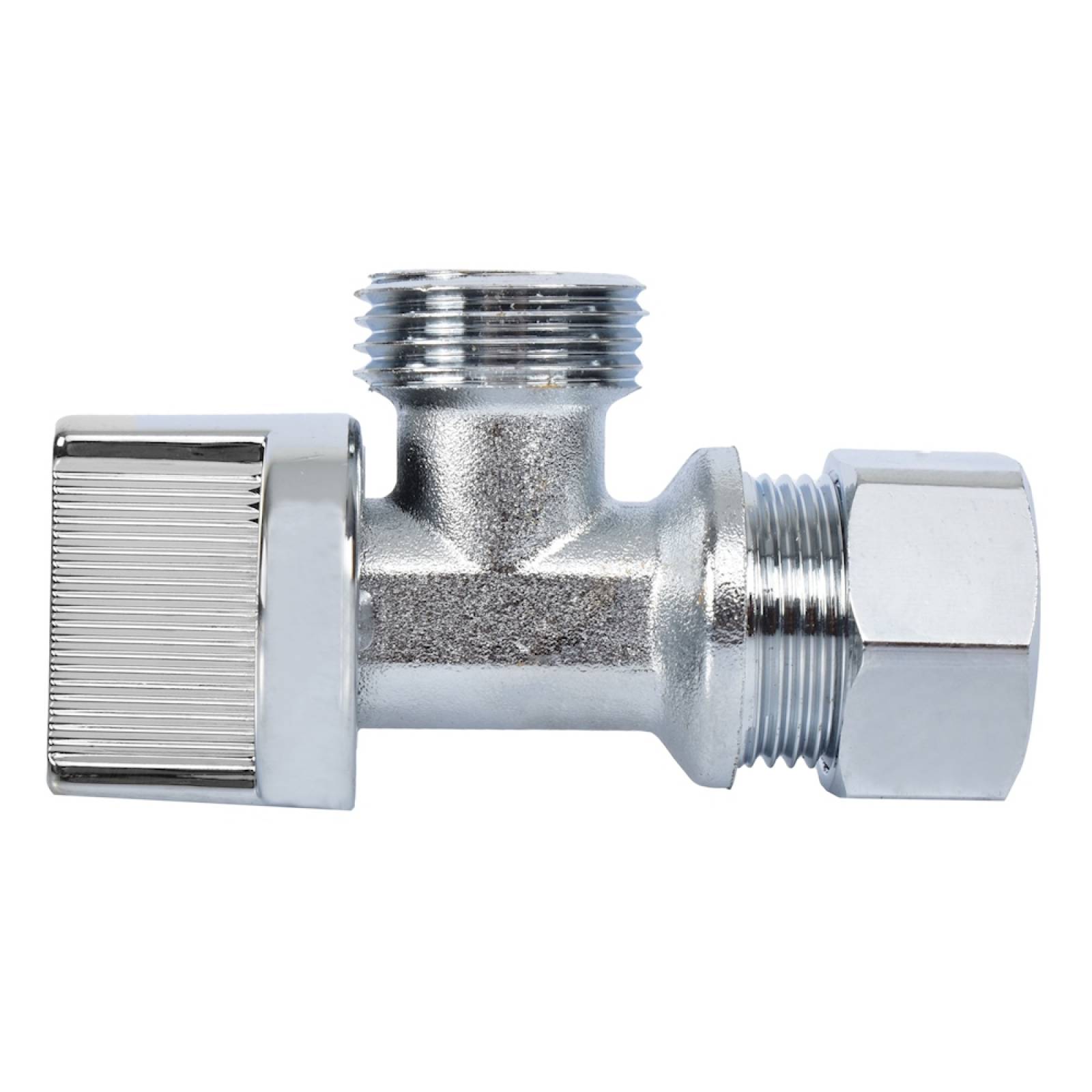 Válvula de control angular 1/2 pulgada plata mueller comercial