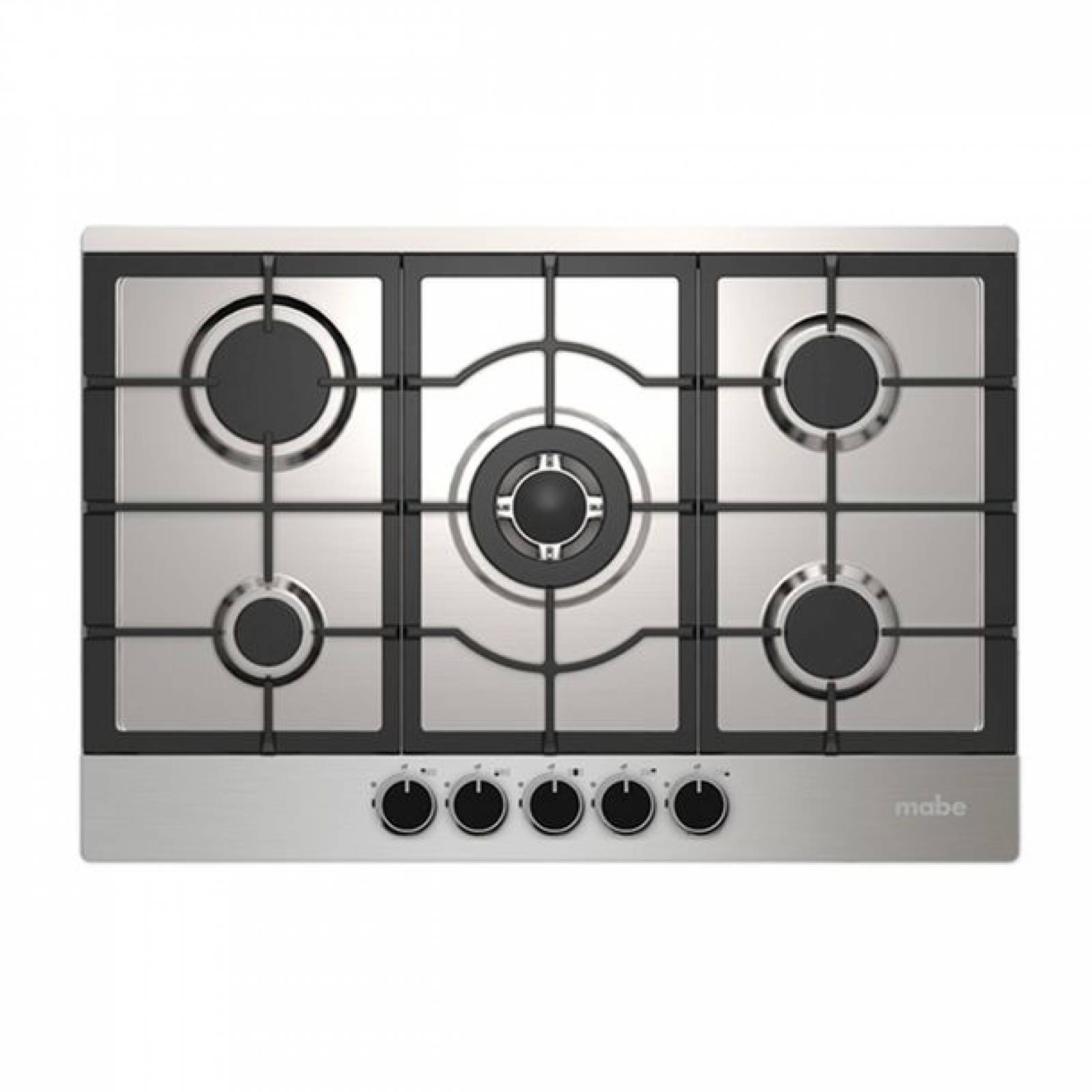 Parrilla gas mabe 76 cm inoxidable