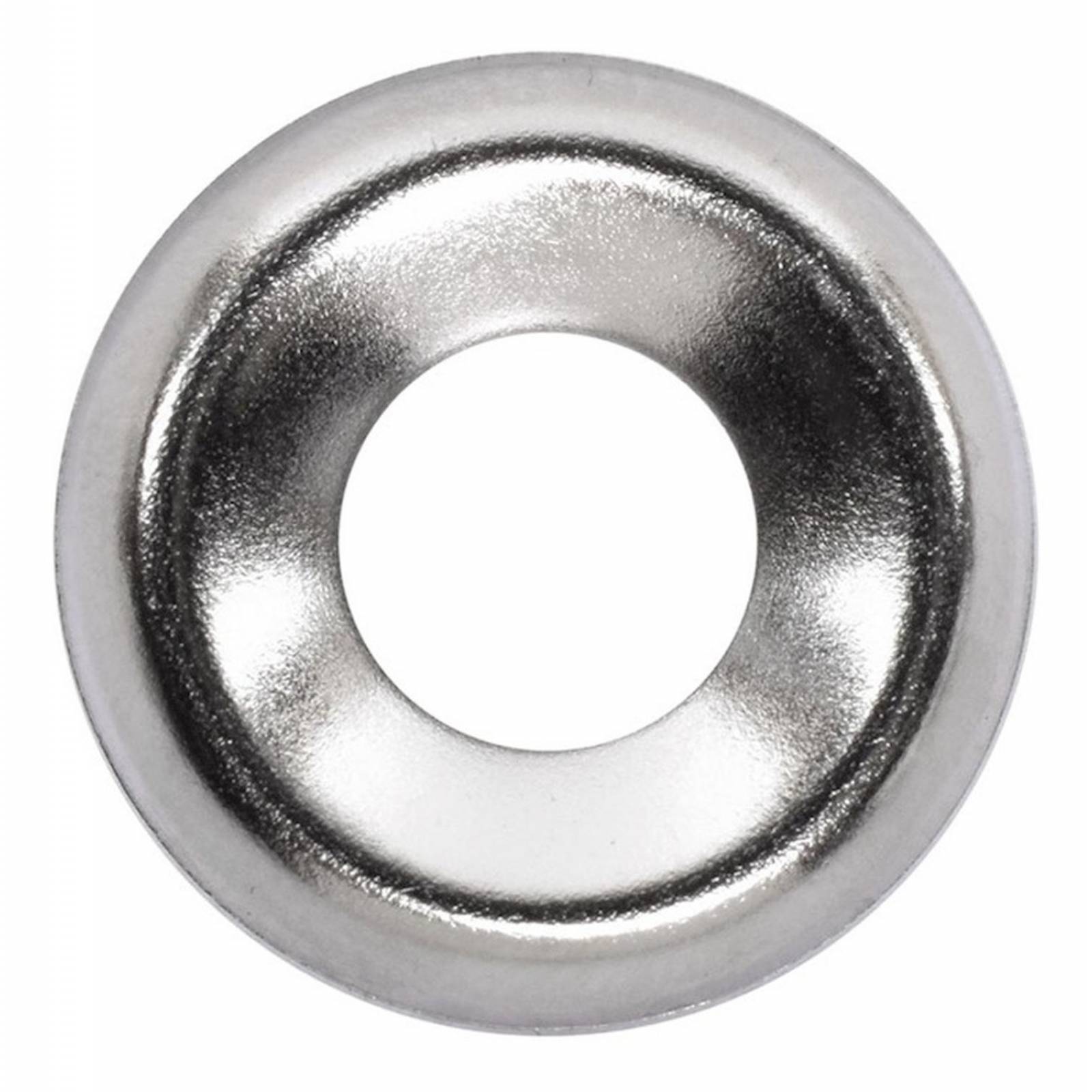 Rondana Para Acabado De 1.7 Cm Plata 4 Piezas 