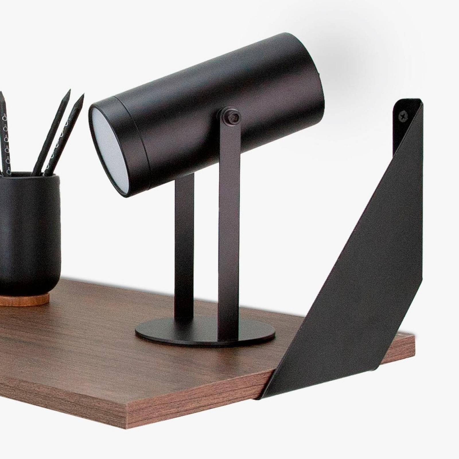 Soporte Trapecio Negro 18x18 Cm 