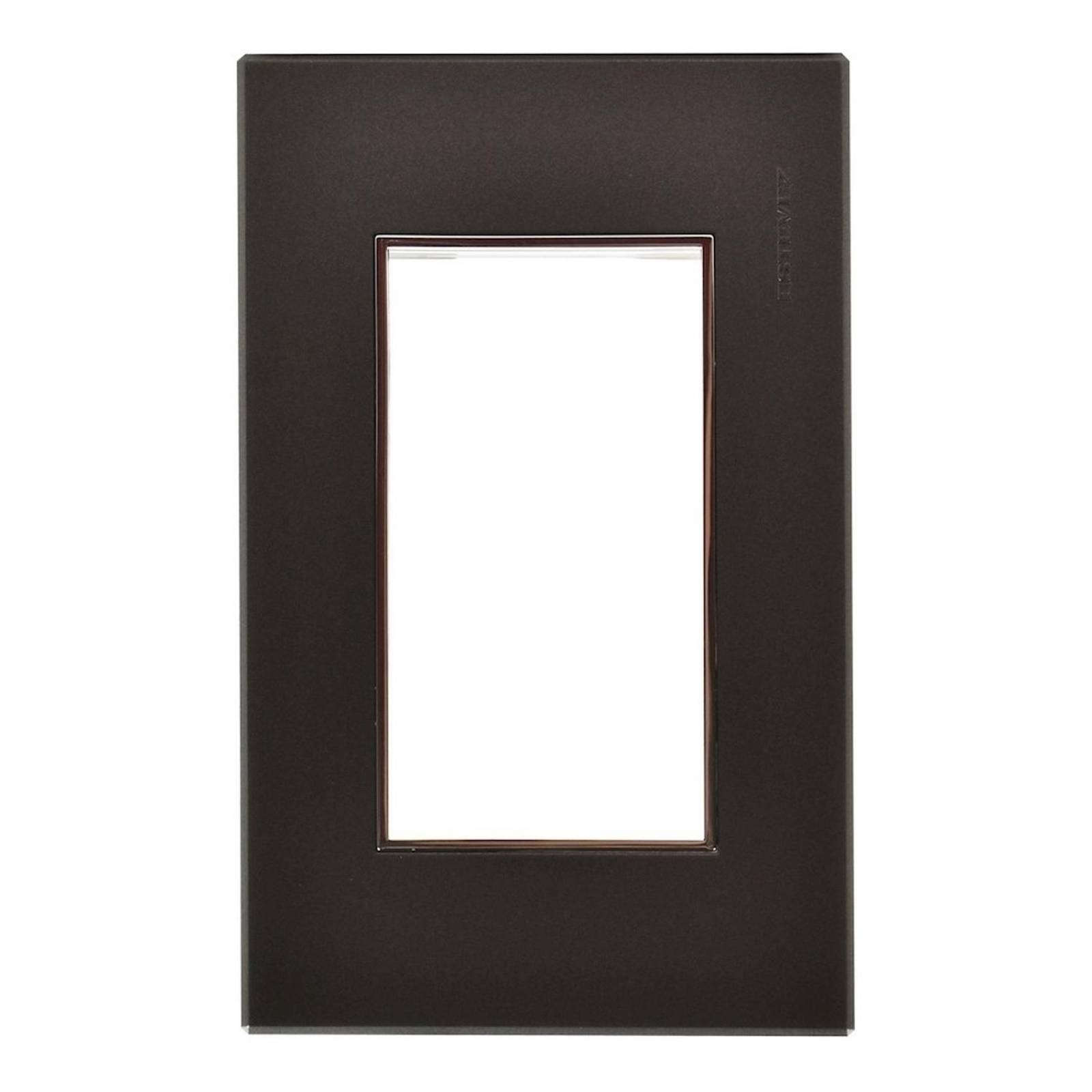 Placa Decorativa De 3 Ventanas Gris Oscuro Estévez 