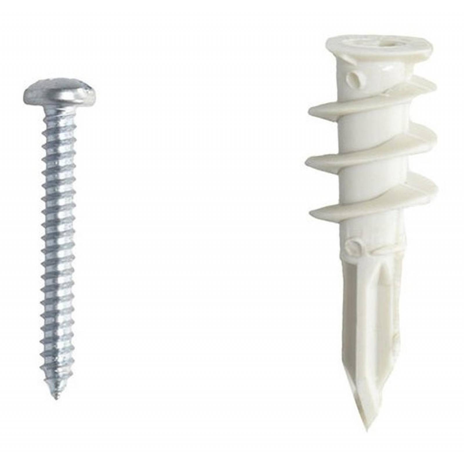 Ancla De Expansión 1-1/4 De Pulgada Blanco 4 Piezas 